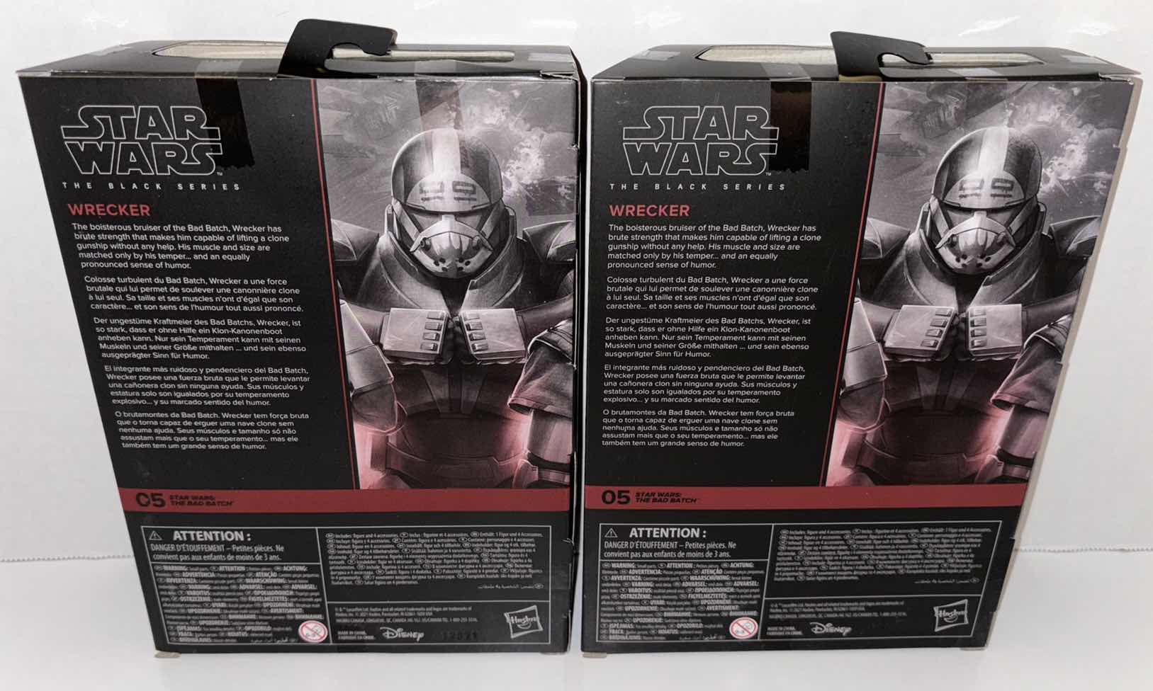 Photo 1 of NEW 2-PACK HASBRO STAR WARS THE BLACK SERIES ACTION FIGURE & ACCESSORIES, STAR WARS: THE BAD BATCH “WRECKER”
