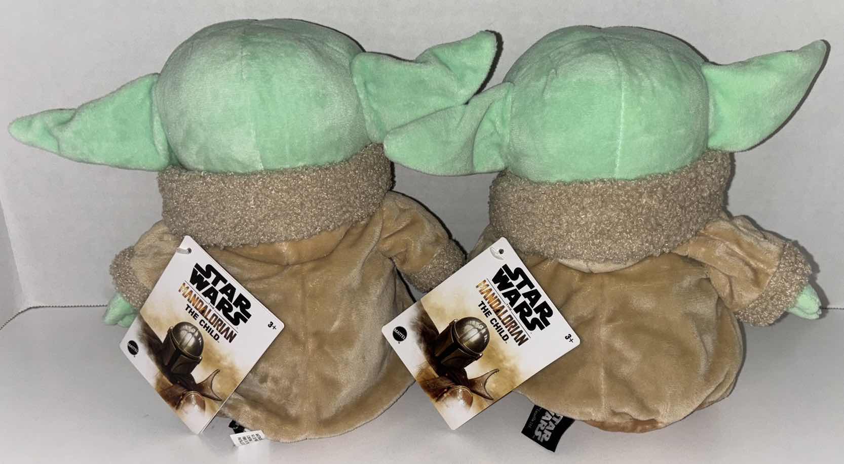 Photo 1 of NEW 2-PACK MATTEL STAR WARS THE MANDALORIAN "THE CHILD" PLUSH 8" FIGURE