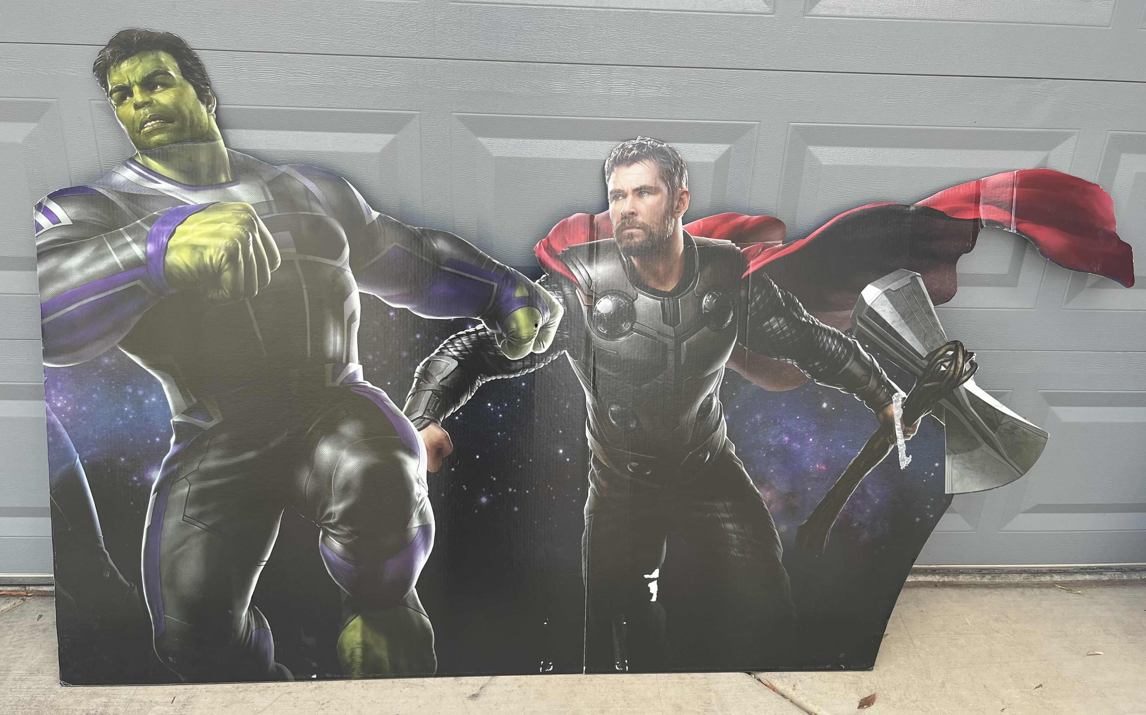 Photo 1 of MARVEL AVENGERS CARDBOARD CUT-OUTS (3 PCS)