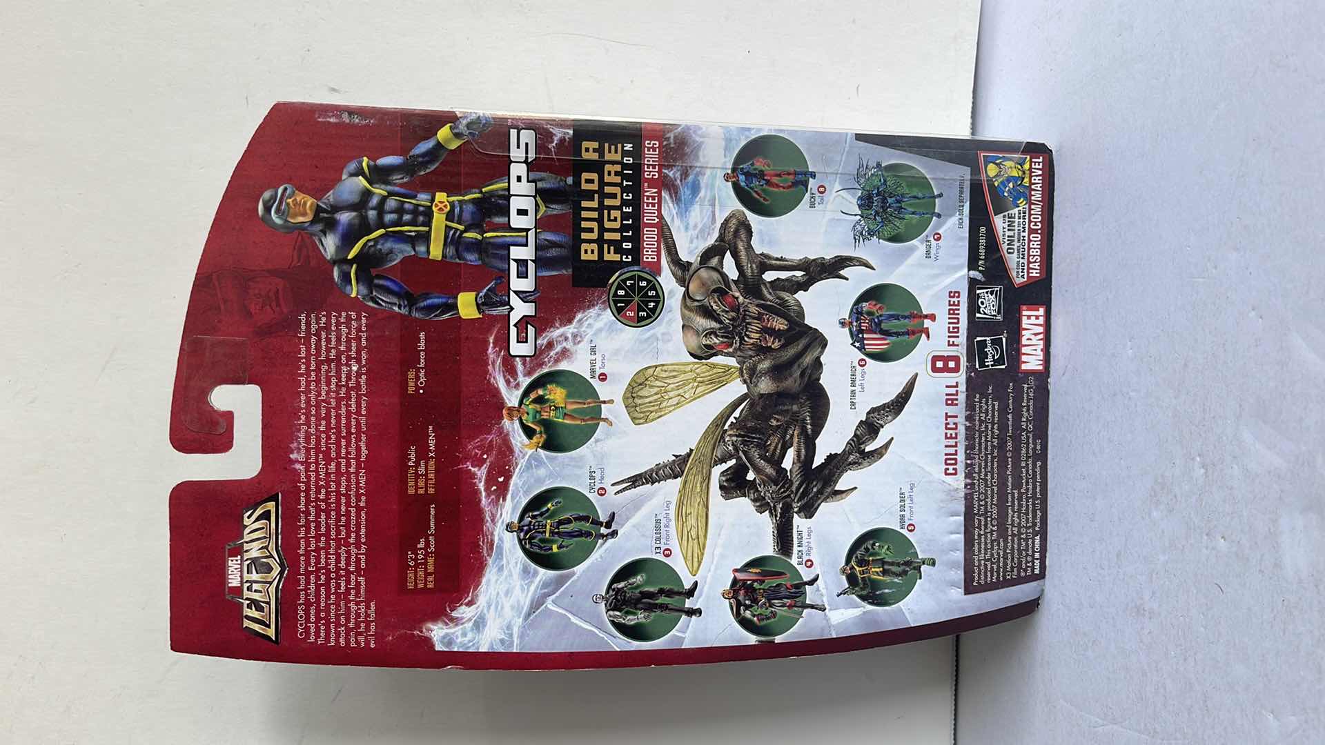 Photo 1 of NIB MARVEL LEGENDS BUILD A FIGURE CYCLOPS MSRP $19.99