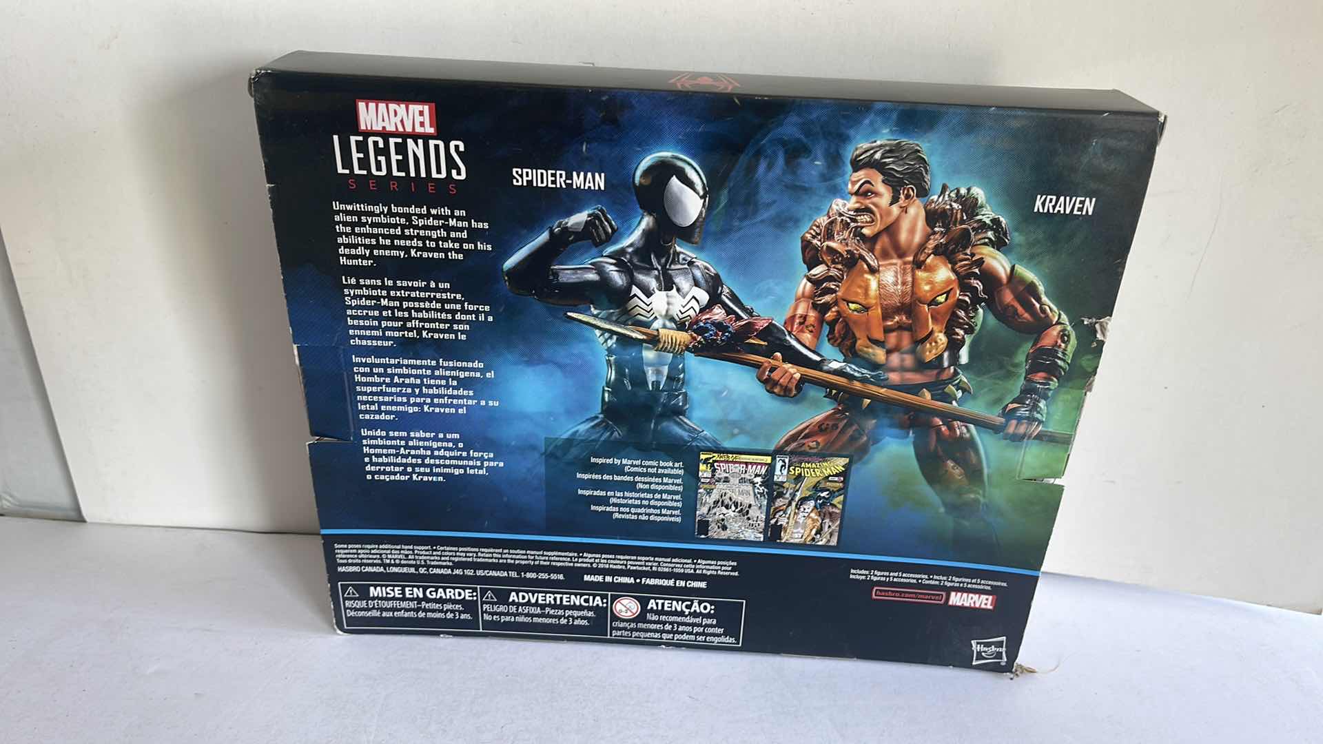 Photo 1 of MARVEL SPIDER-MAN LEGEND SERIES SPIDER-MAN & KRAVEN