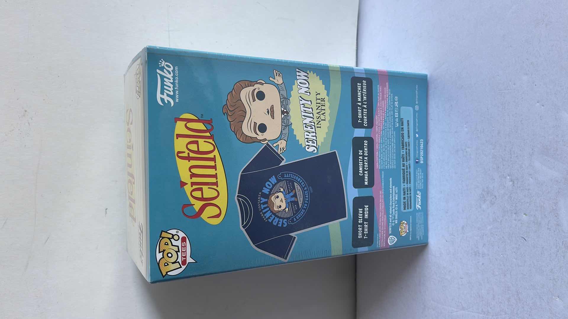 Photo 1 of NIB FUNKO POP TEES SEINFELD SERENITY NOW BY FRANK COSTANZA MSRP $19.99
