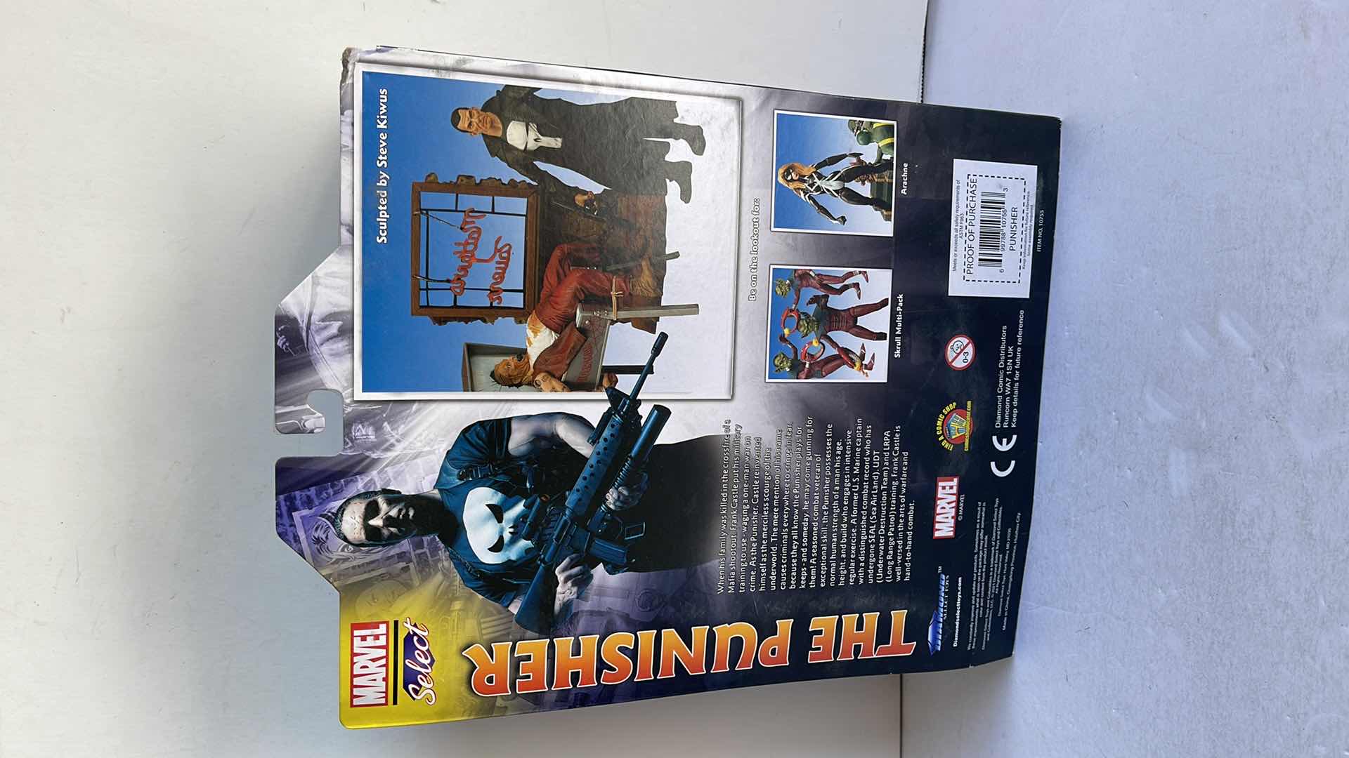 Photo 1 of NIB MARVEL SELECT THE PUNISHER MSRP $37.99