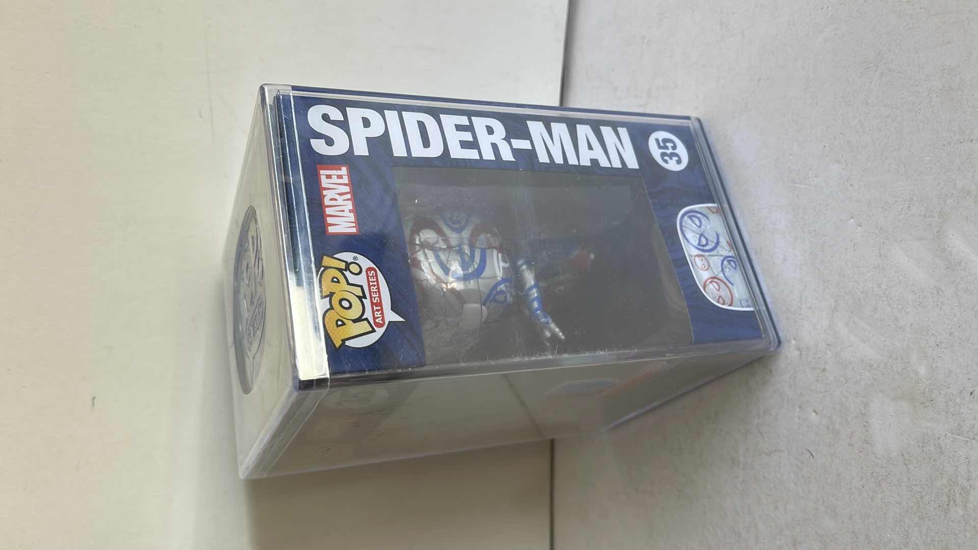 Photo 1 of NIB FUNKO POP MARVEL #35 SPIDER-MAN MSRP $39.99