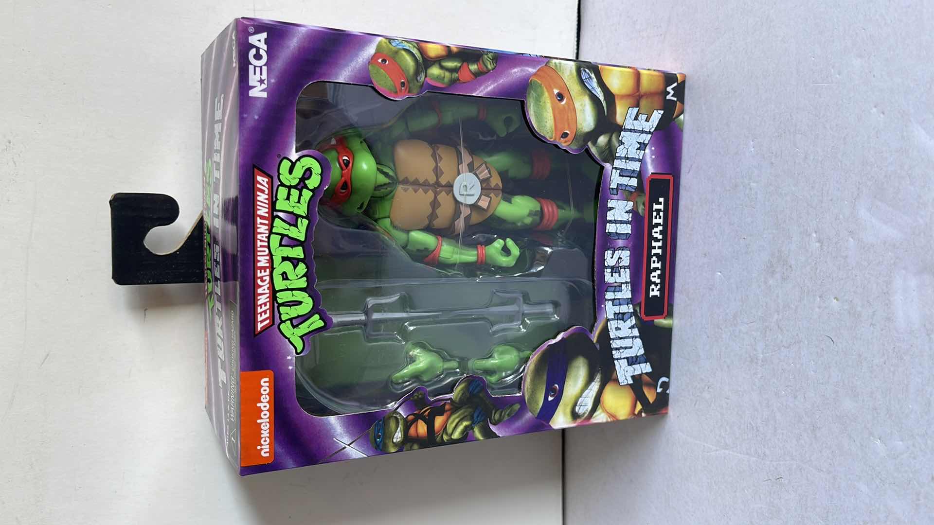 Photo 1 of NIB NECA TMNT NICKELODEON TURTLES IN TIME RAPHAEL MSRP $20