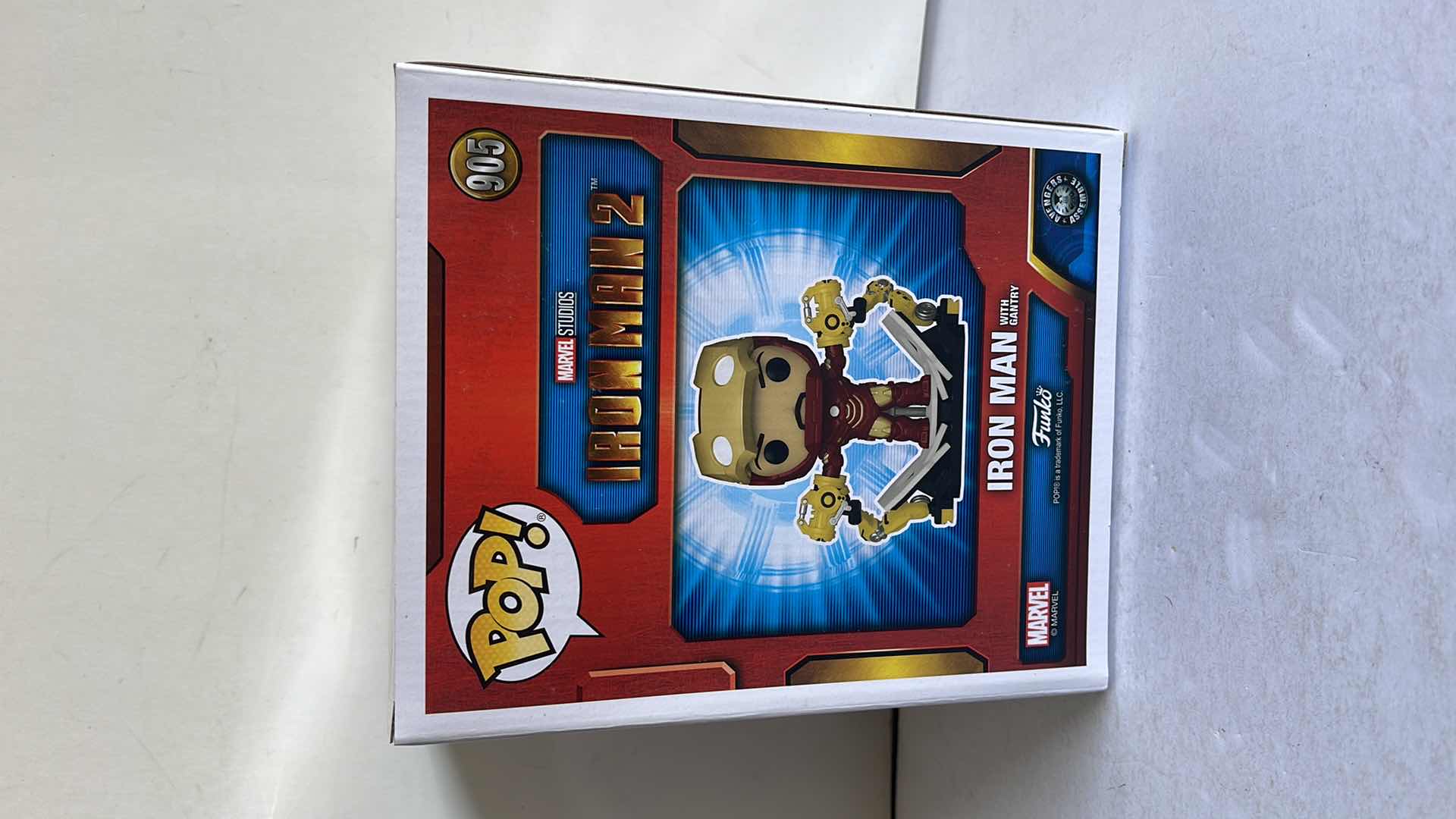 Photo 1 of NIB FUNKO POP IRON MAN #50 IRON MAN WITH GANTRY MSRP $34.99
