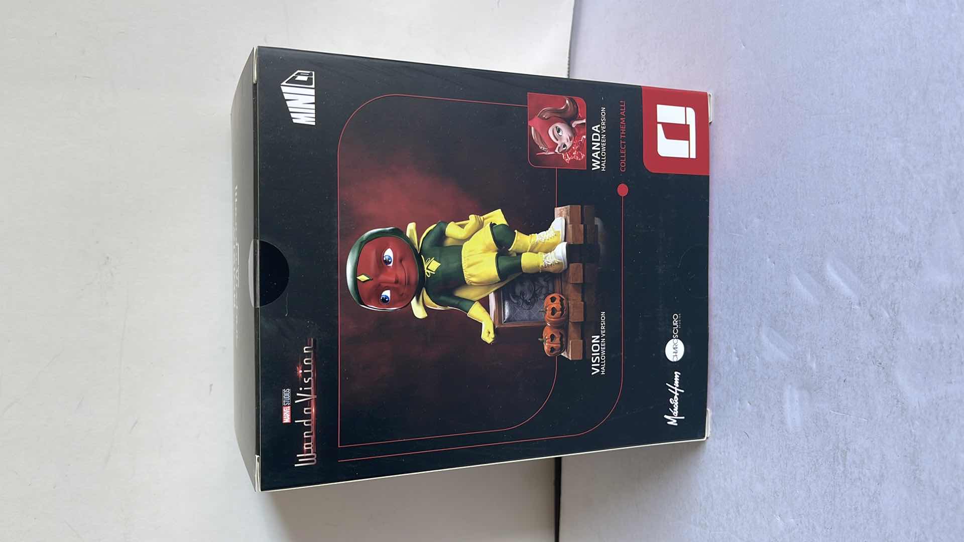 Photo 1 of NIB MINI CO. MARVEL STUDIOS WANDA-VISION - VISION HALLOWEEN VERSION MSRP $29.99