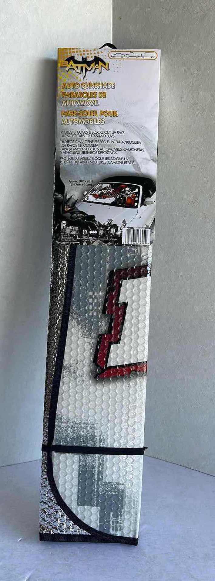 Photo 1 of NIB HARLEY QUINN ACCORDION BUBBLE AUTO SUNSHADE MSRP $19.99