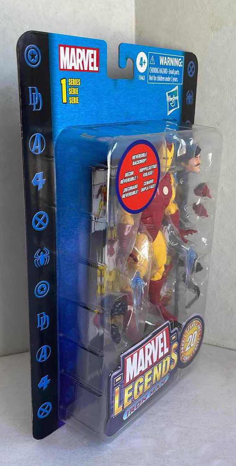 Photo 1 of NIB MARVEL LEGENDS SERIES 1 IRON MAN 20 YEAR ANNIVERSARY MSRP $39.99