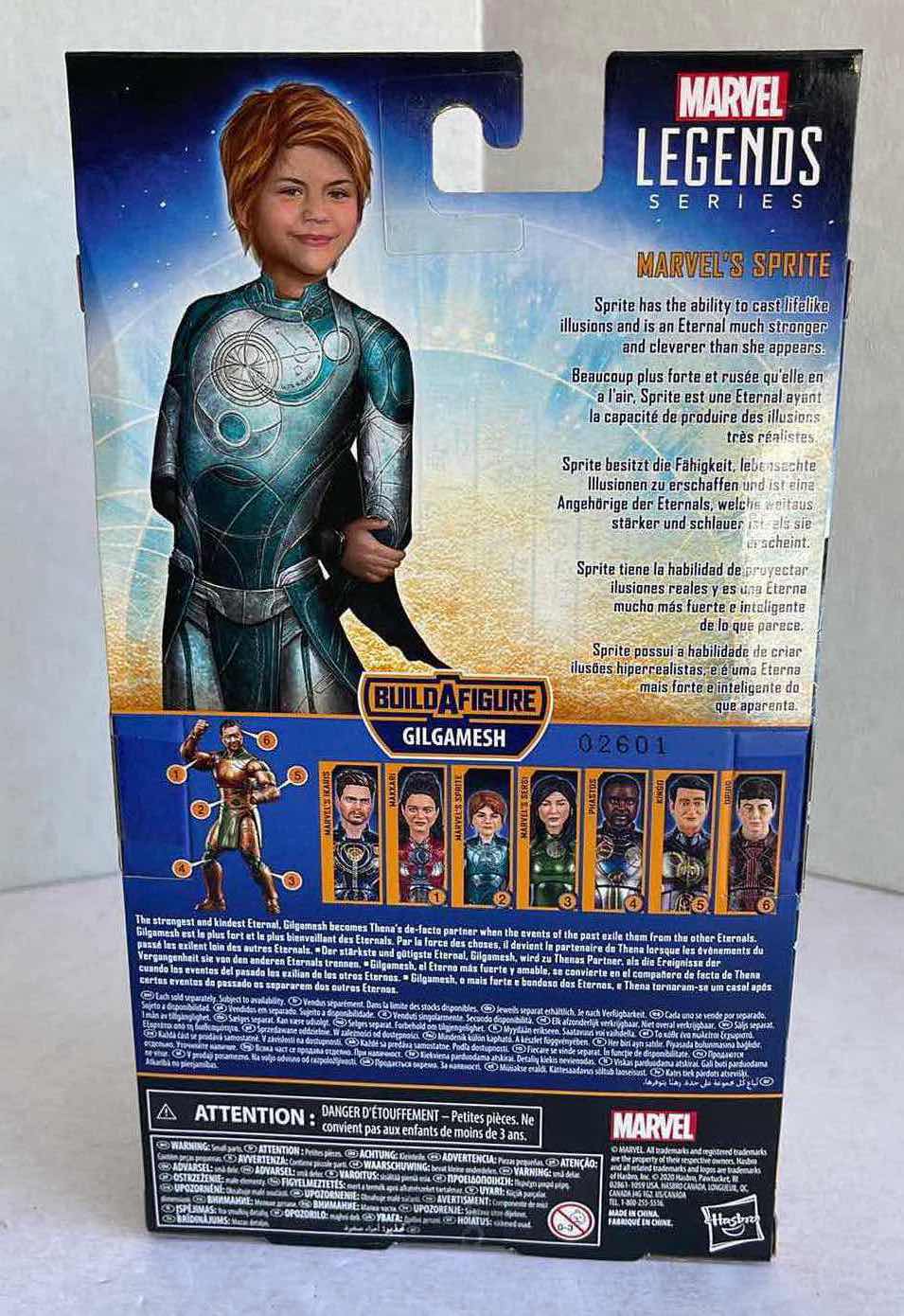 Photo 1 of NIB LEGEND SERIES MARVEL ETERNALS MARVEL’S SPRITE MSRP $12.99
