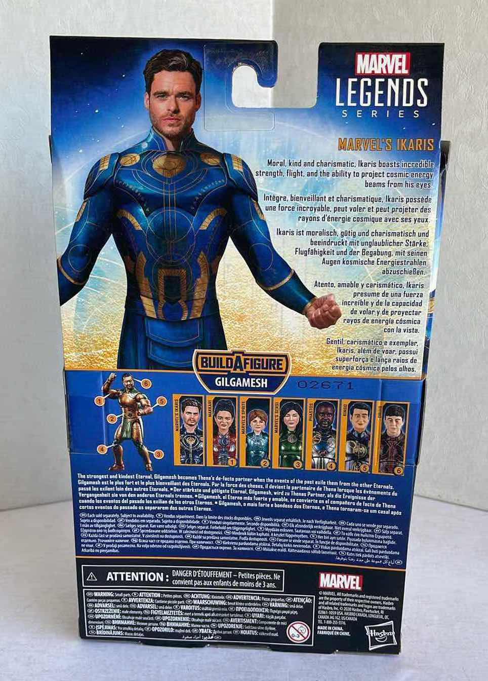 Photo 1 of NIB LEGEND SERIES MARVEL ETERNALS MARVEL’S IKARIS MSRP $19.99