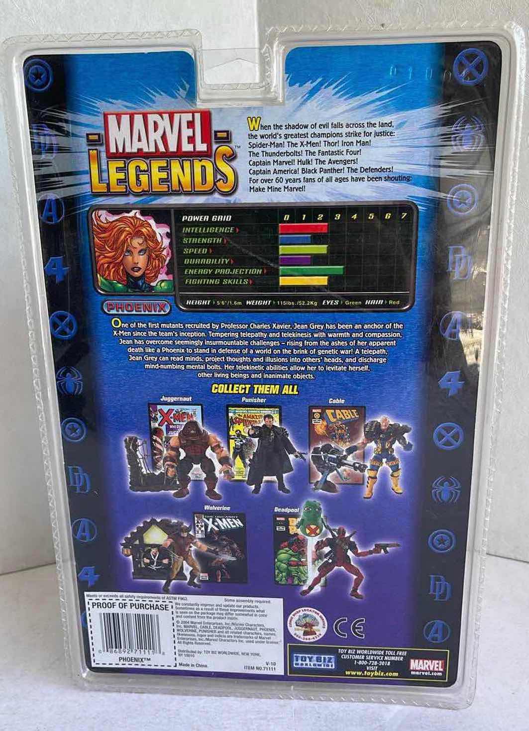 Photo 1 of NIB 2004 MARVEL LEGENDS PHOENIX SERIES IV X-MEN COMIC MSRP $49.99