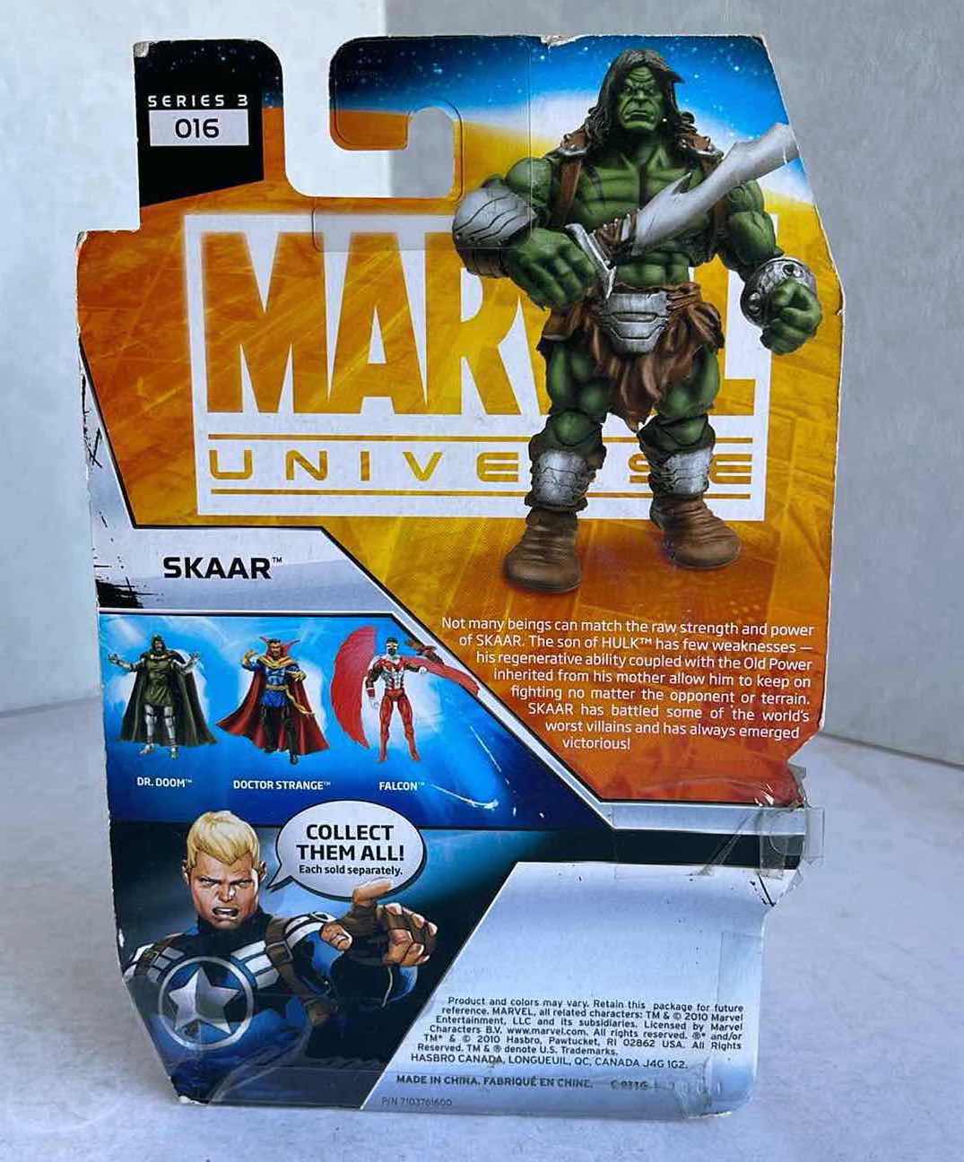 Photo 1 of NIB MARVEL UNIVERSE SKAAR H3.75” MSRP $19.99