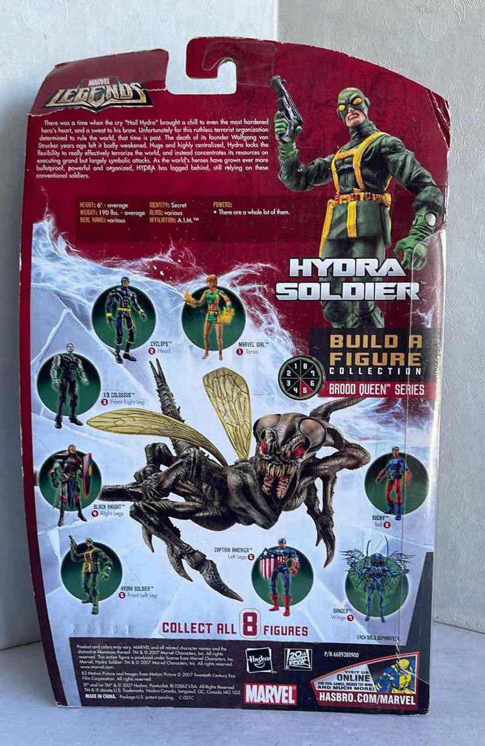 Photo 1 of NIB HASBRO MARVEL LEGENDS HYDRA SOLDIER MSRP $39.99