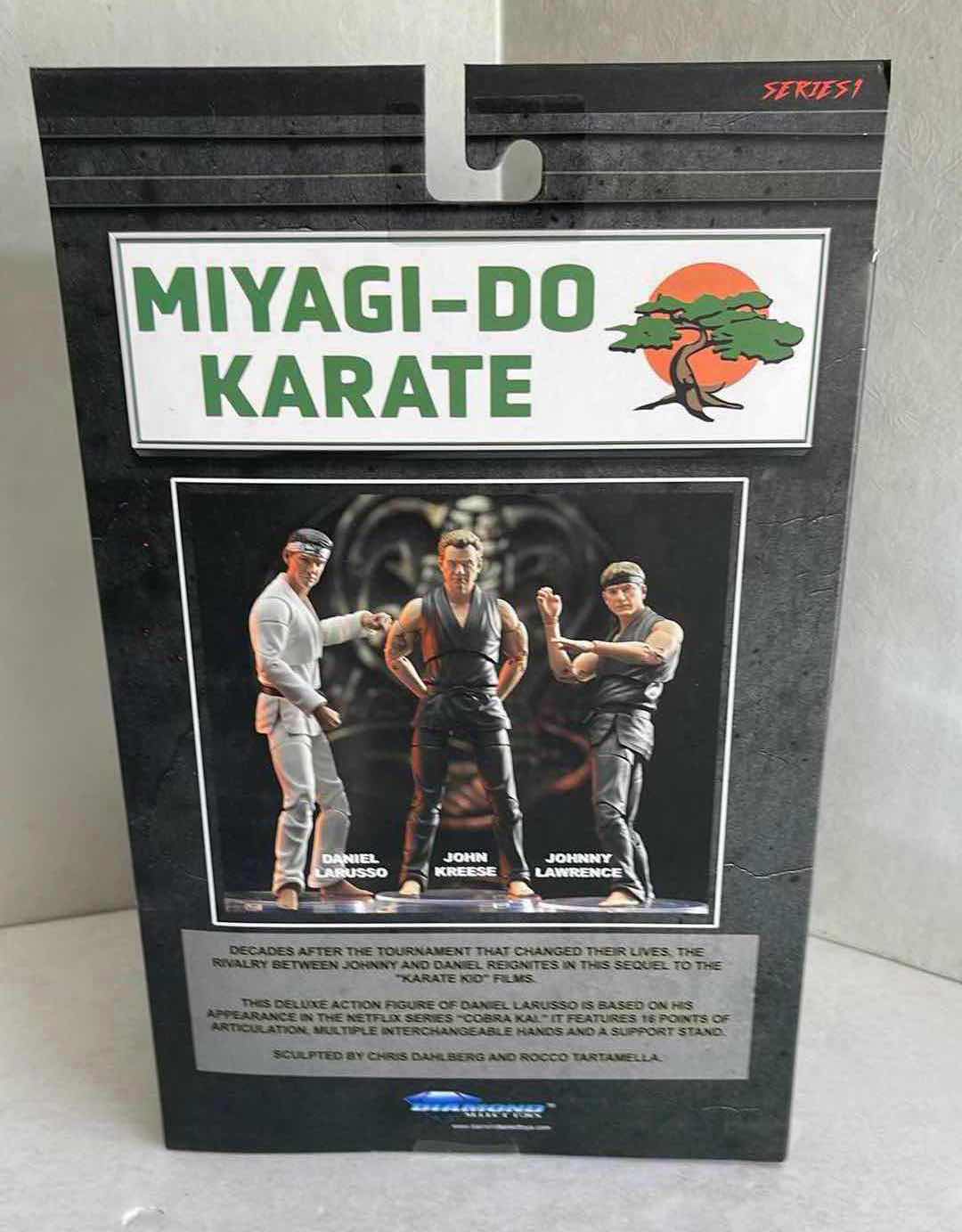 Photo 1 of NIB DIAMOND SELECT TOYS COBRA KAI DANIEL LARUSSO MSRP $25