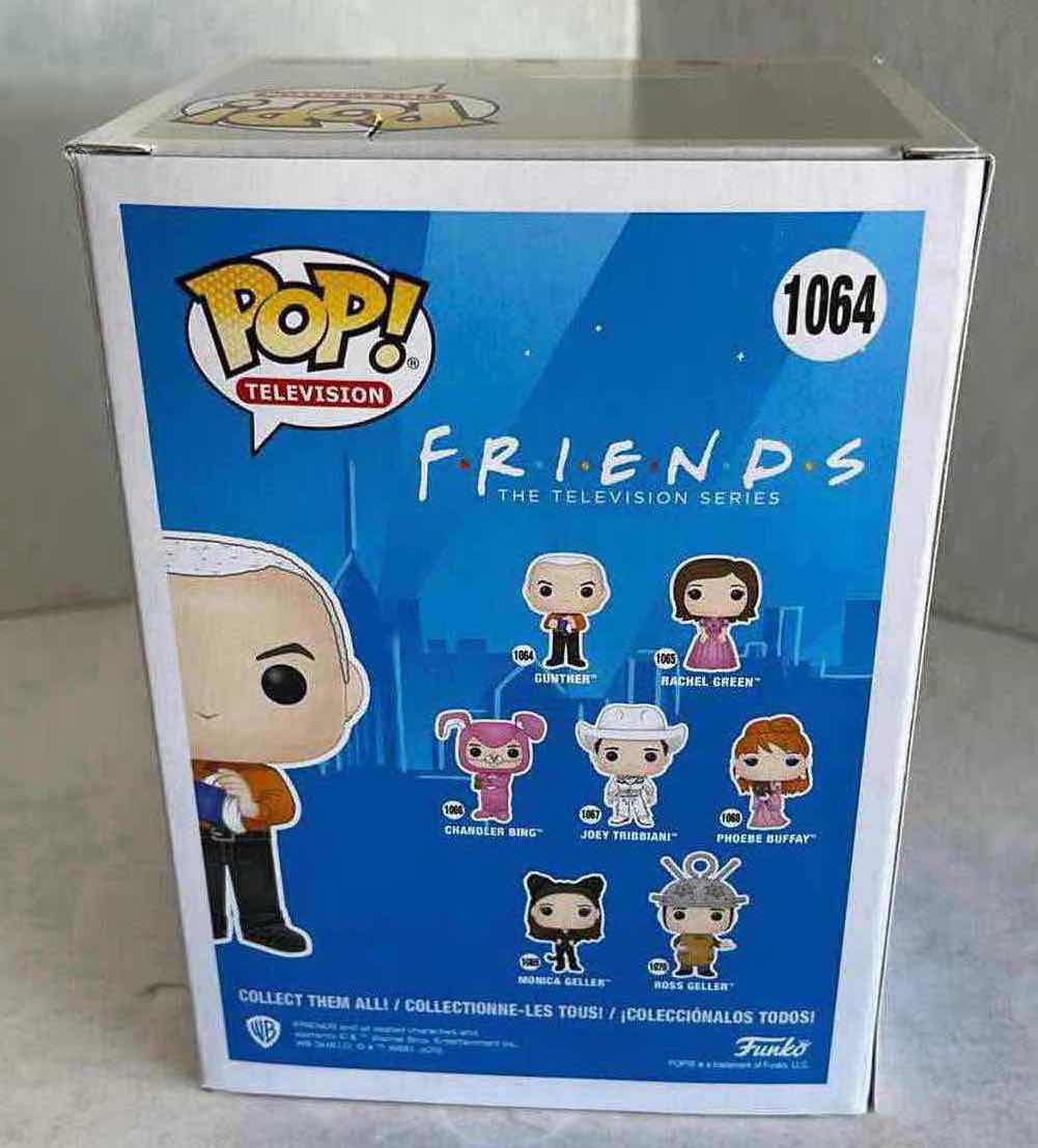 Photo 1 of NIB FUNKO POP TELEVISION FRIENDS GUNTHER #1064