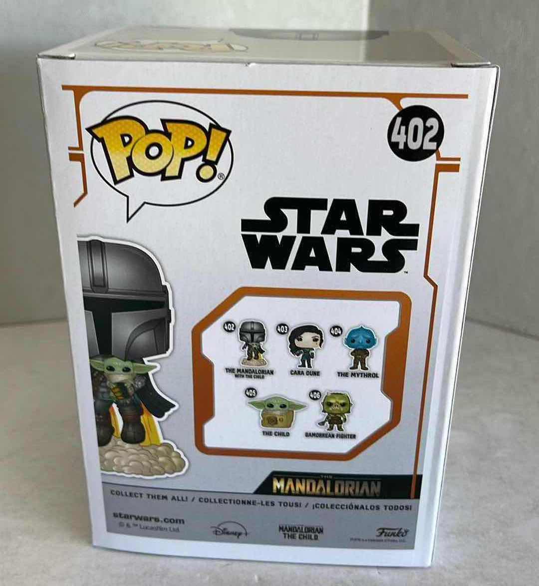 Photo 1 of NIB FUNKO POP STAR WARS THE MANDALORIAN WITH THE CHILD #402