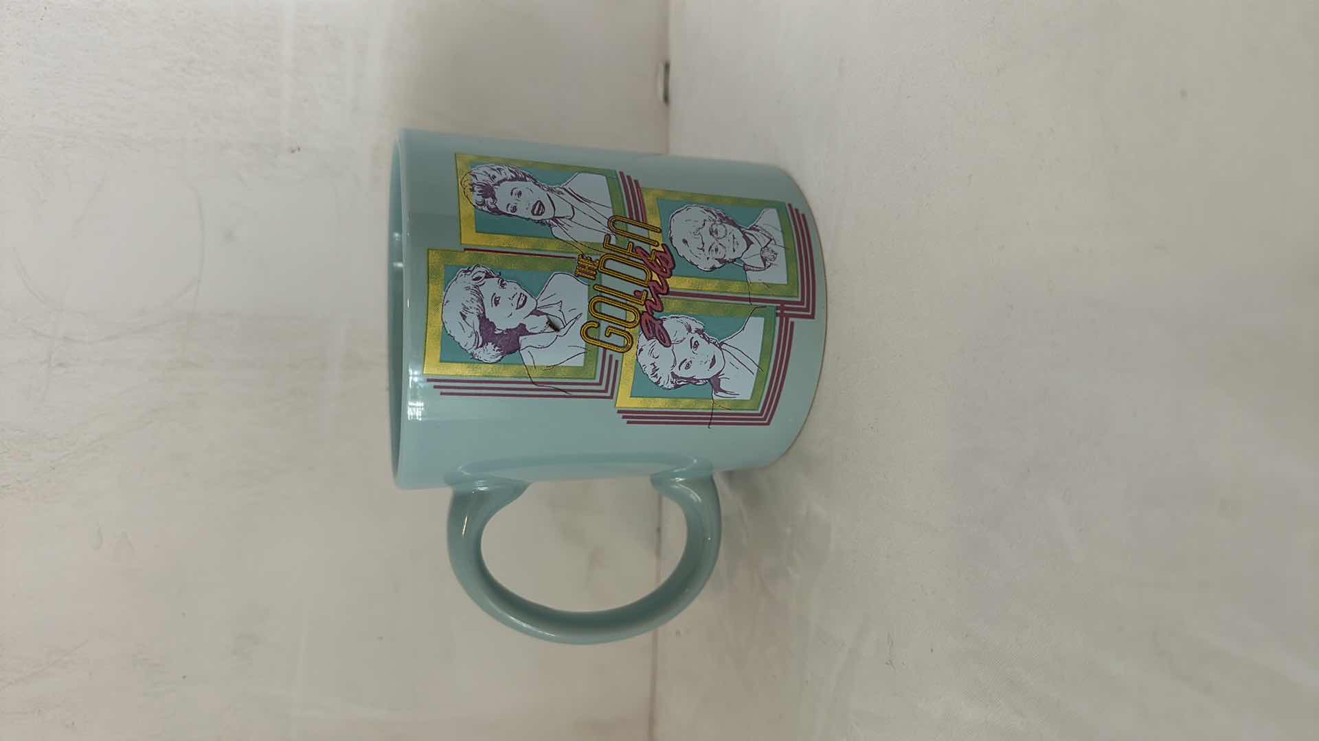Photo 1 of NIB GOLDEN GIRLS RETRO SQUARES 20 OZ CERAMIC MUGS ,MSRP $18