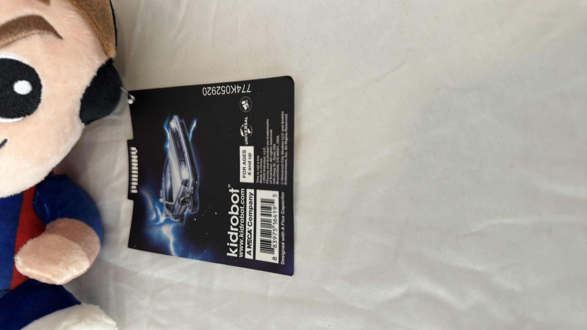 Photo 1 of NIB BACK TO THE FUTURE STUFFED TOY, MSRP $18
