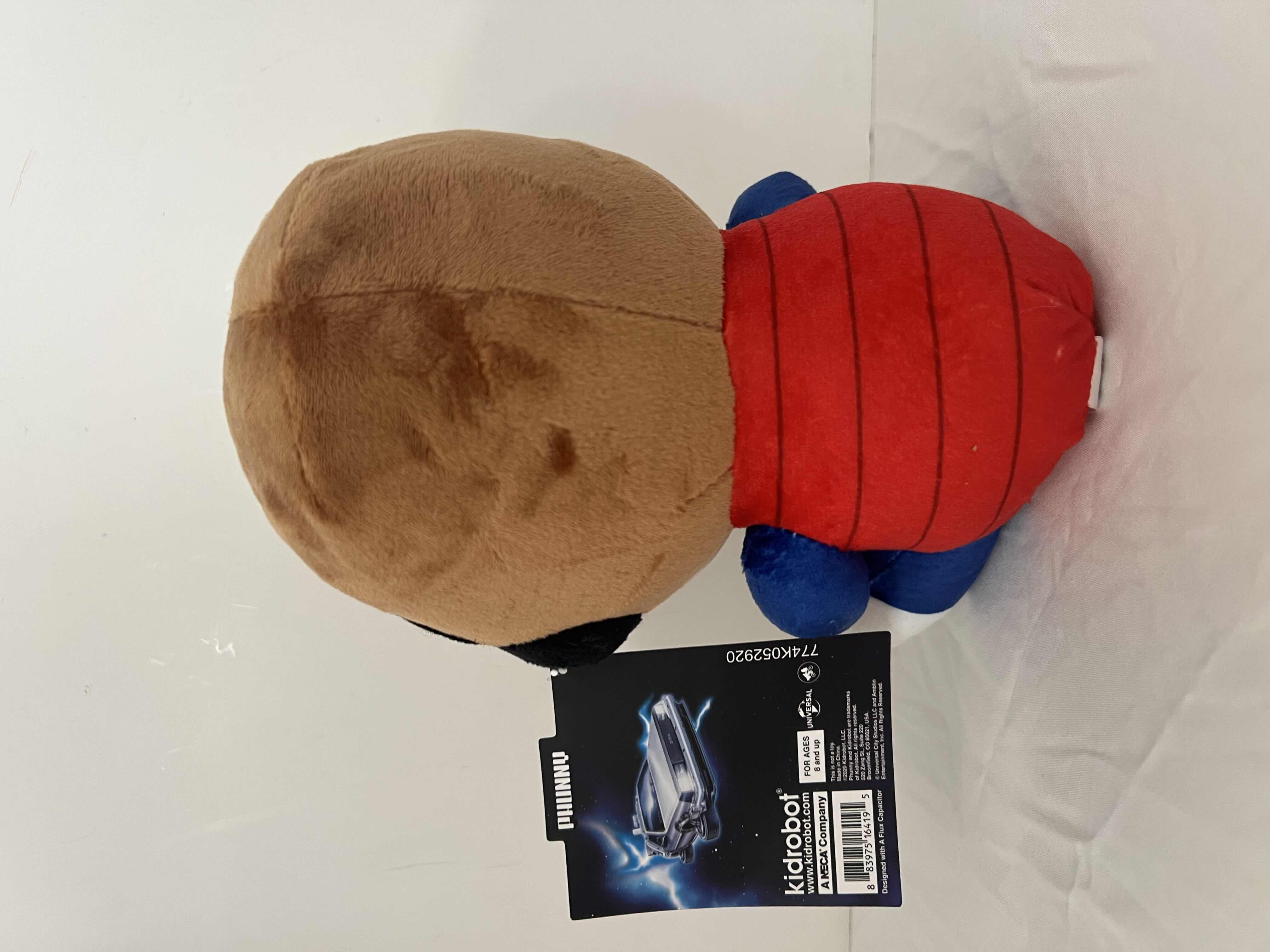 Photo 1 of NEW KIDROBOT BACK TO THE FUTURE "MARTY MCFLY" PHUNNY 8" PLUSH FIGURE MSRP $20