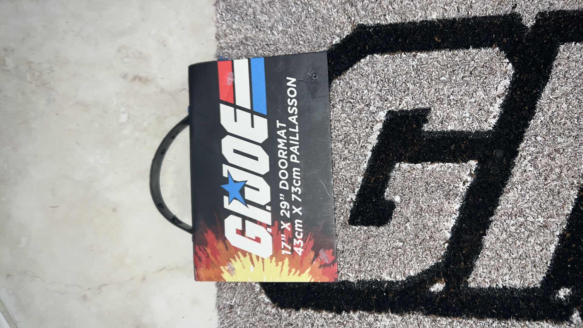 Photo 1 of NEW "GI JOE" DOORMAT 17" x 29" MSRP $25