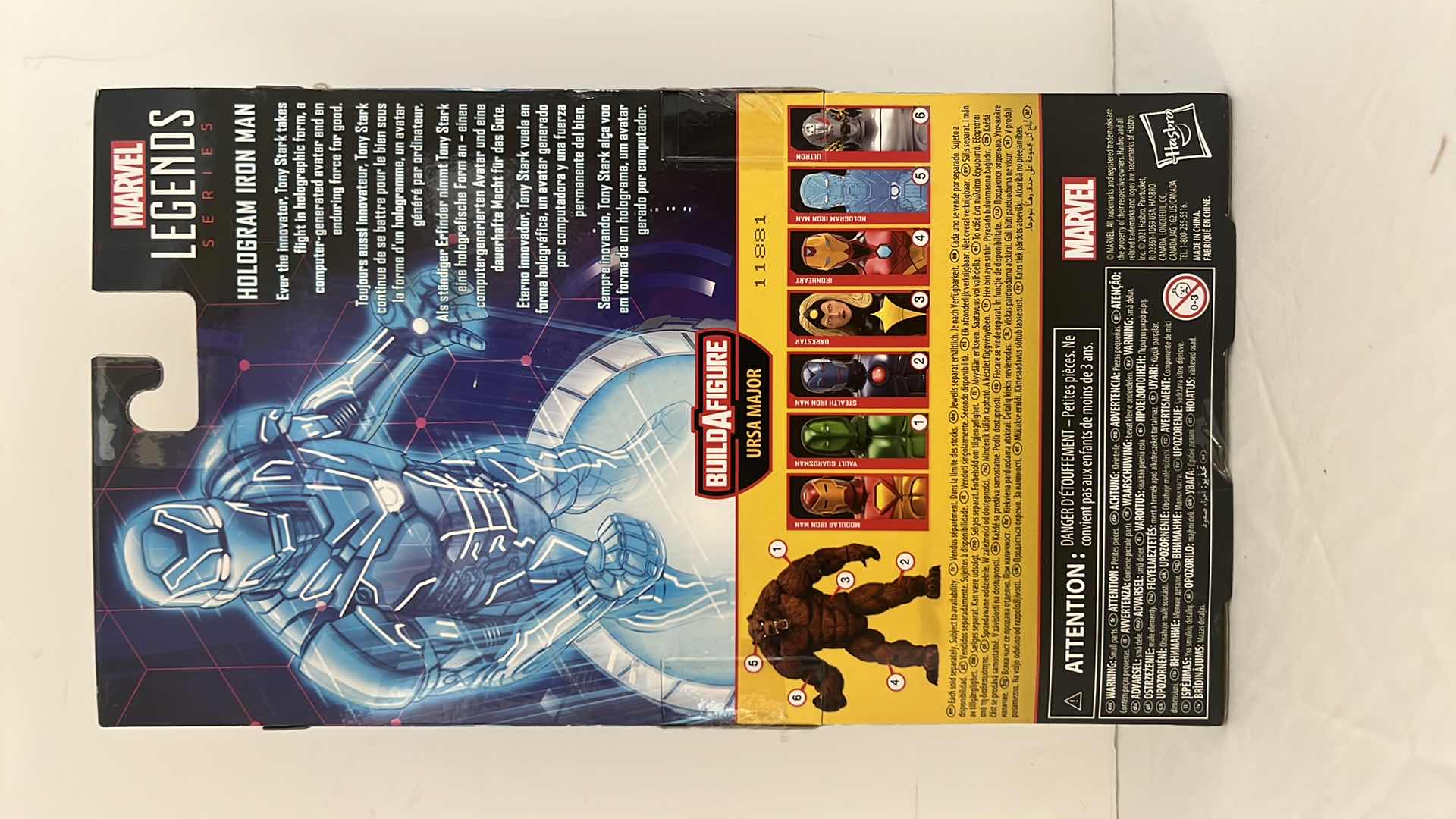 Photo 1 of NEW HASBRO MARVEL LEGENDS SERIES IRONMAN "HOLOGRAM IRON MAN" ACTION FIGURE MSRP $30