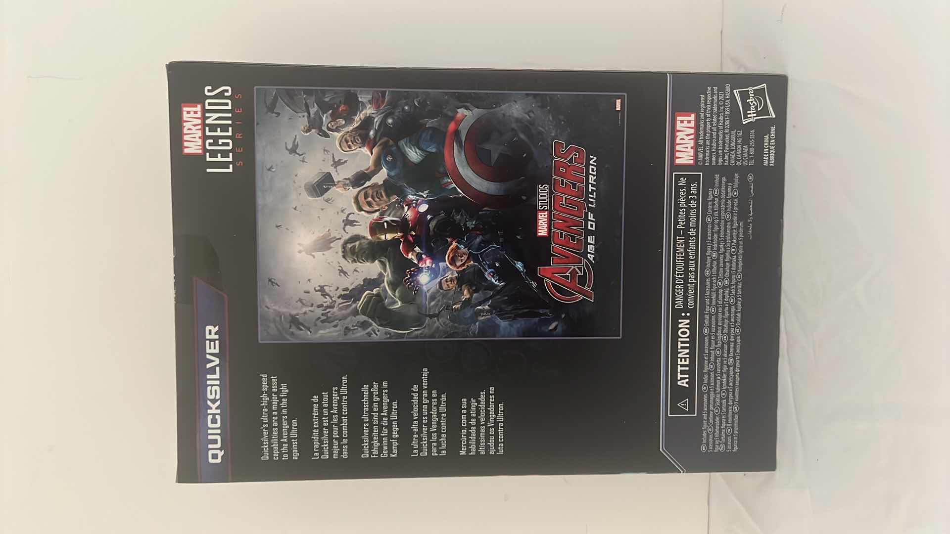 Photo 1 of NEW HASBRO MARVEL LEGENDS SERIES AVENGERS AGE OF ULTRON THE INFINITY SAGA "QUICKSILVER" ACTION FIGURE MSRP $30