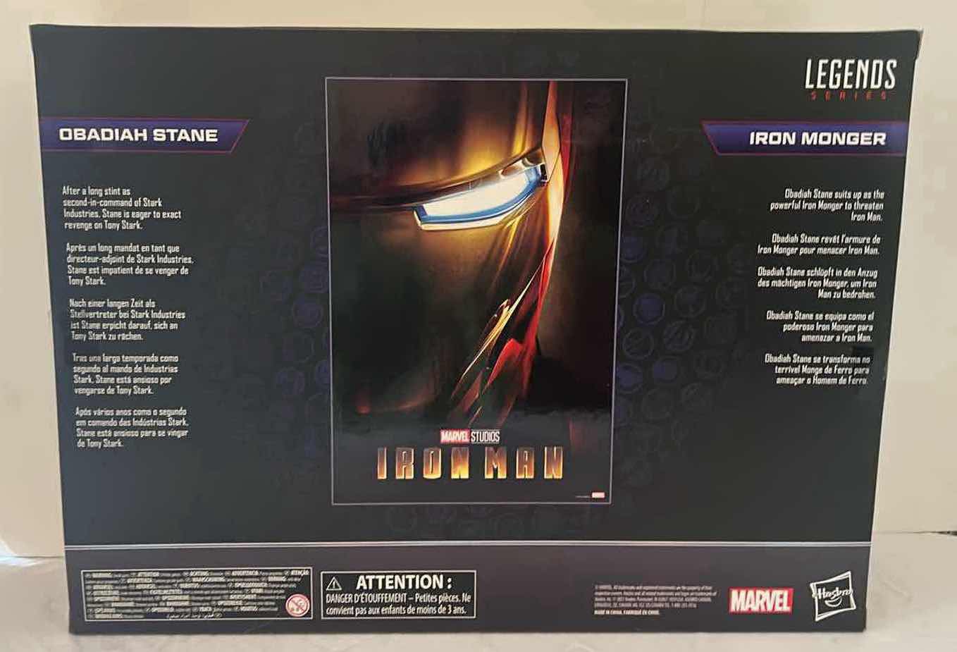 Photo 1 of NEW HASBRO MARVEL LEGENDS SERIES IRON MAN THE INFINITY SAGA "OBADIAH STANE & IRON MONGER" ACTION FIGURES MSRP $85