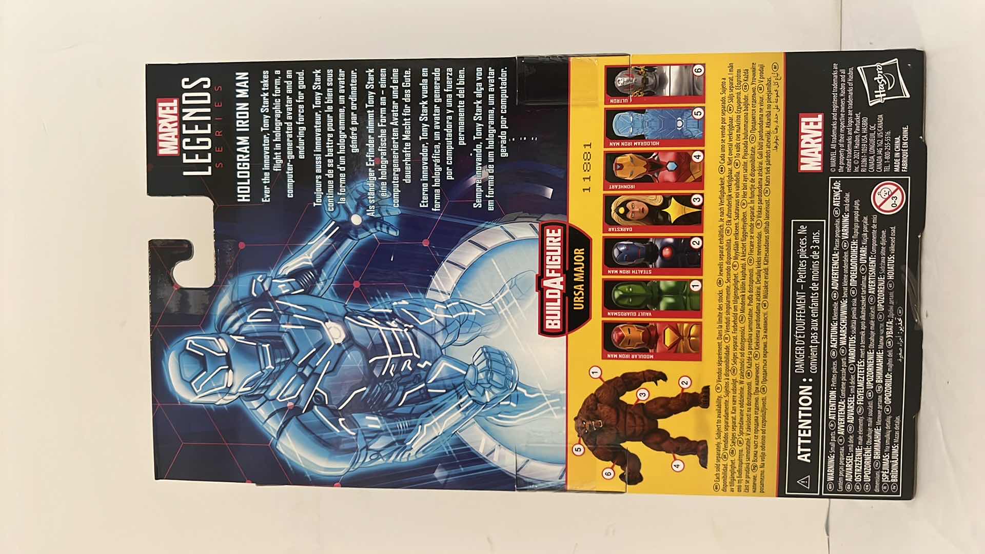 Photo 2 of NEW HASBRO MARVEL LEGENDS SERIES IRON MAN "HOLOGRAM IRON MAN" ACTION FIGURES MSRP $30