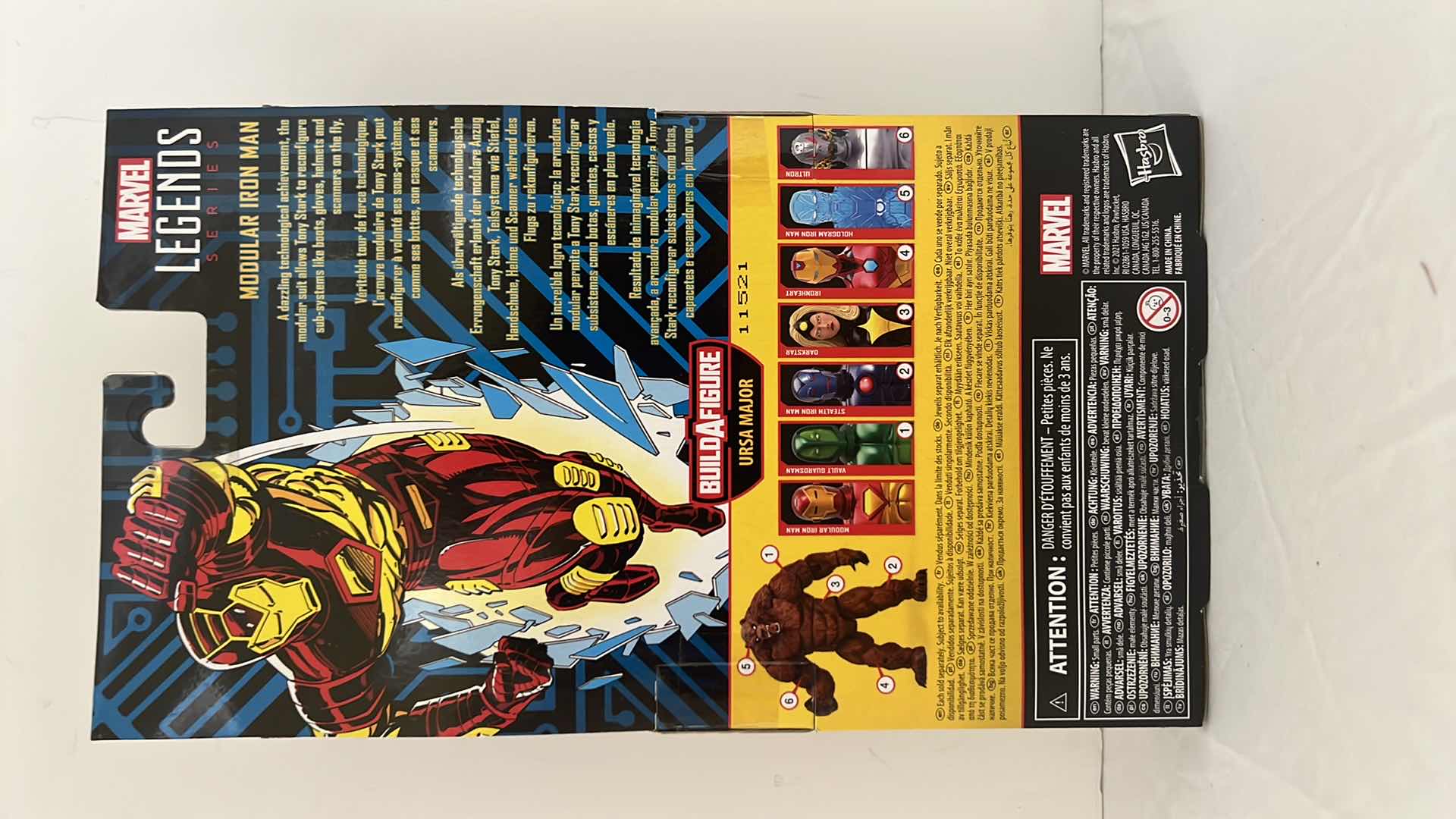 Photo 1 of NEW HASBRO MARVEL LEGENDS SERIES IRONMAN "MODULAR IRON MAN" ACTION FIGURE MSRP $30