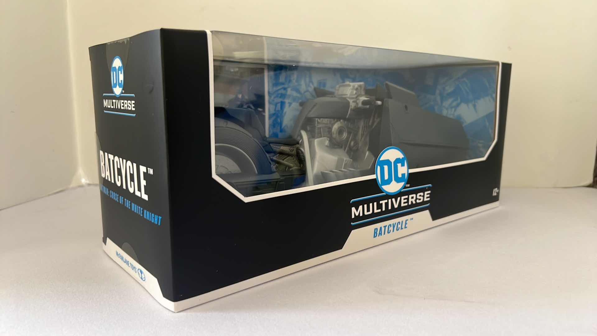 Photo 1 of NIB DC MULTIVERSE "BATCYCLE" ACTION FIGURE MSRP $30
