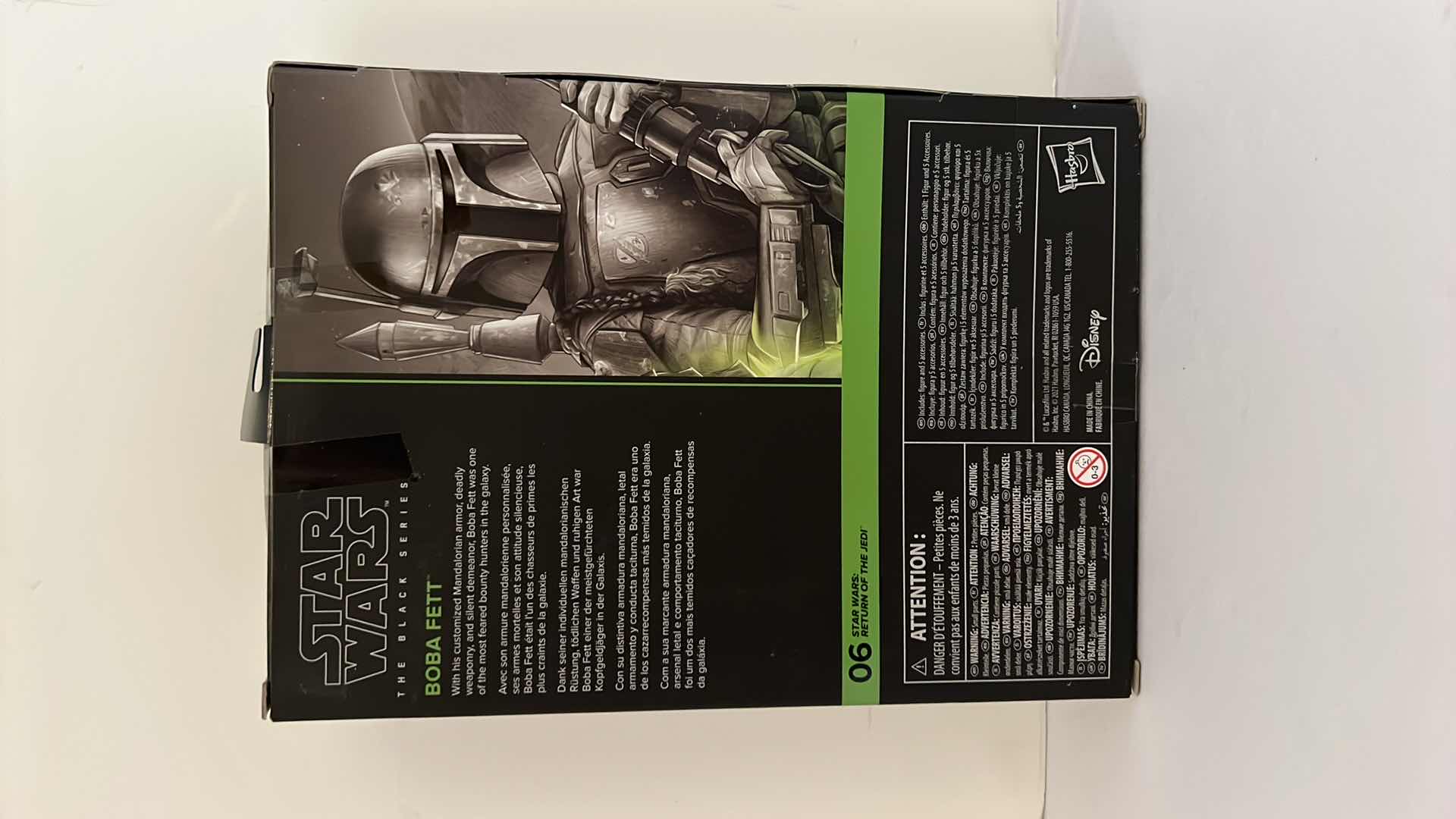 Photo 1 of NEW HASBRO STAR WARS "BOBA FETT" ACTION FIGURE MSRP $35