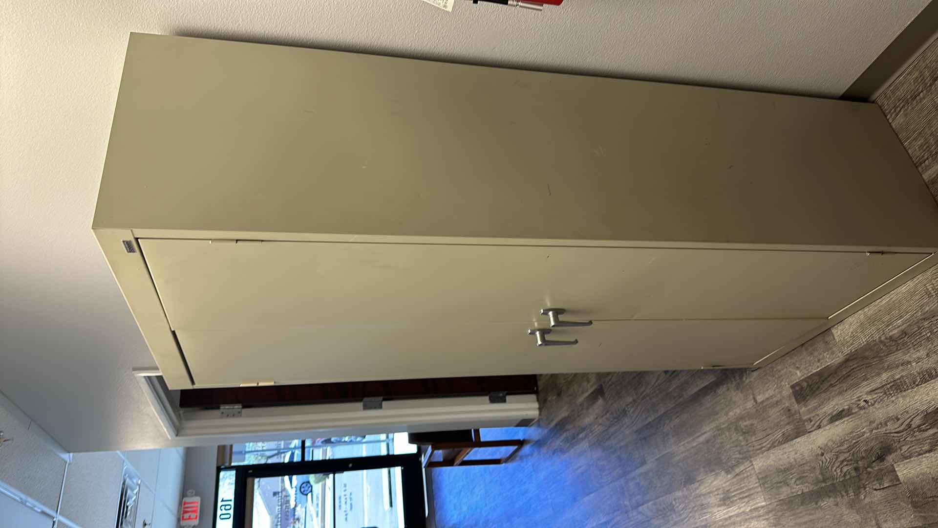 Photo 1 of METAL STORAGE LOCKER CABINET 6’ X  30” (NO CABINET KEYS)