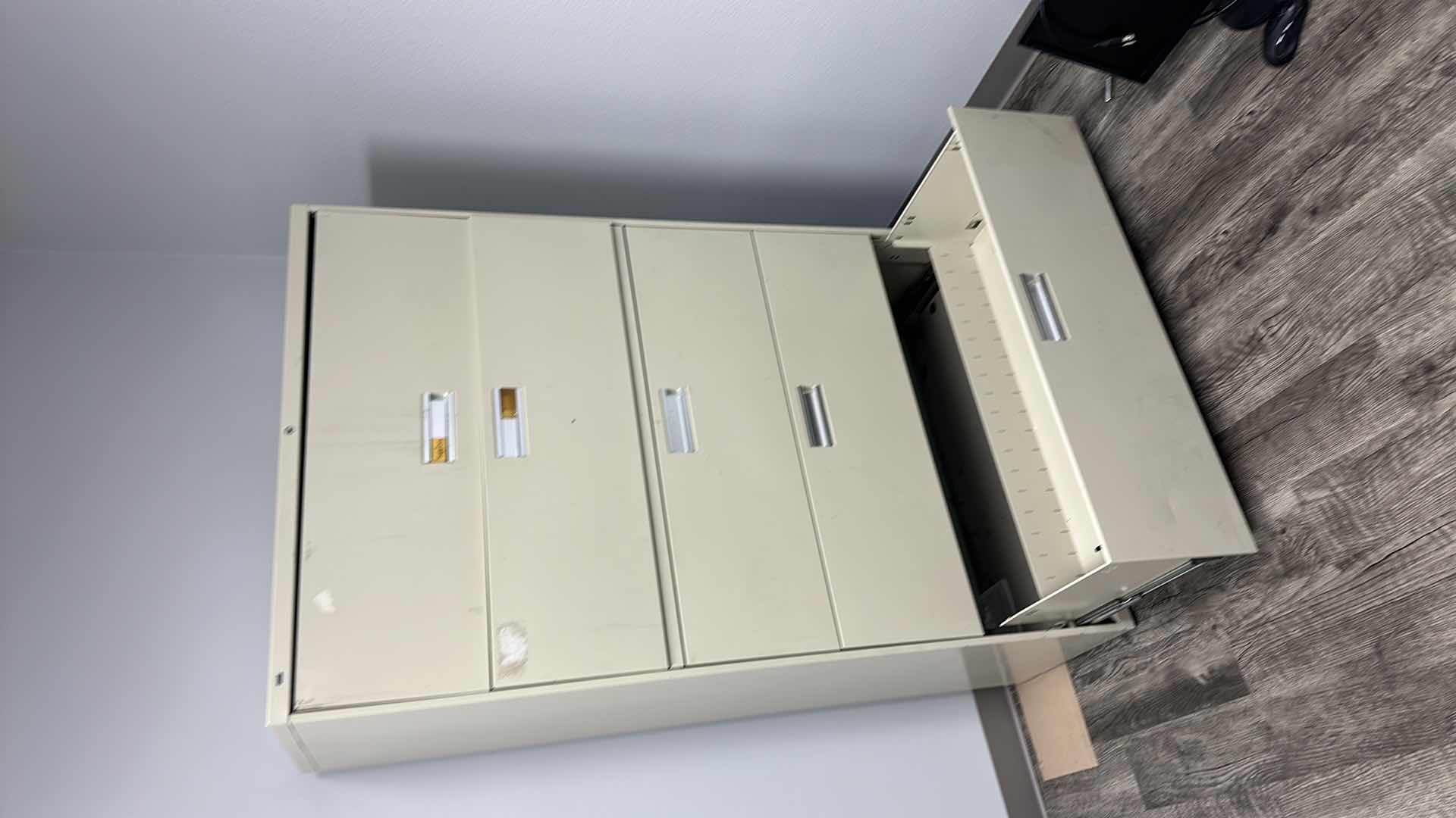 Photo 1 of METAL 5 DRAWER FILE CABINET   67” X 42” H19”