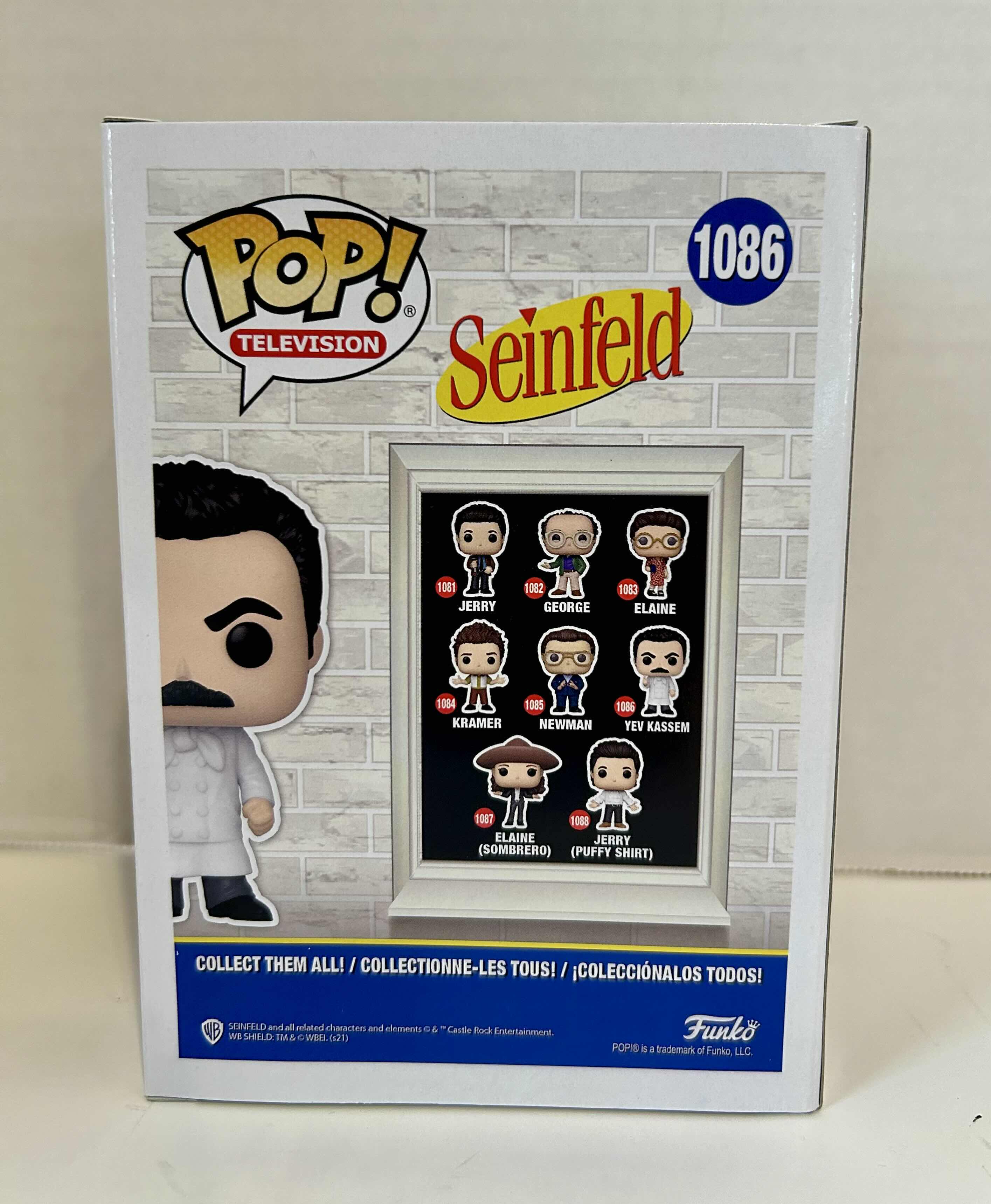 Photo 1 of FUNKO POP! SEINFELD: YEV KASSEM #1086
6 PER CASE