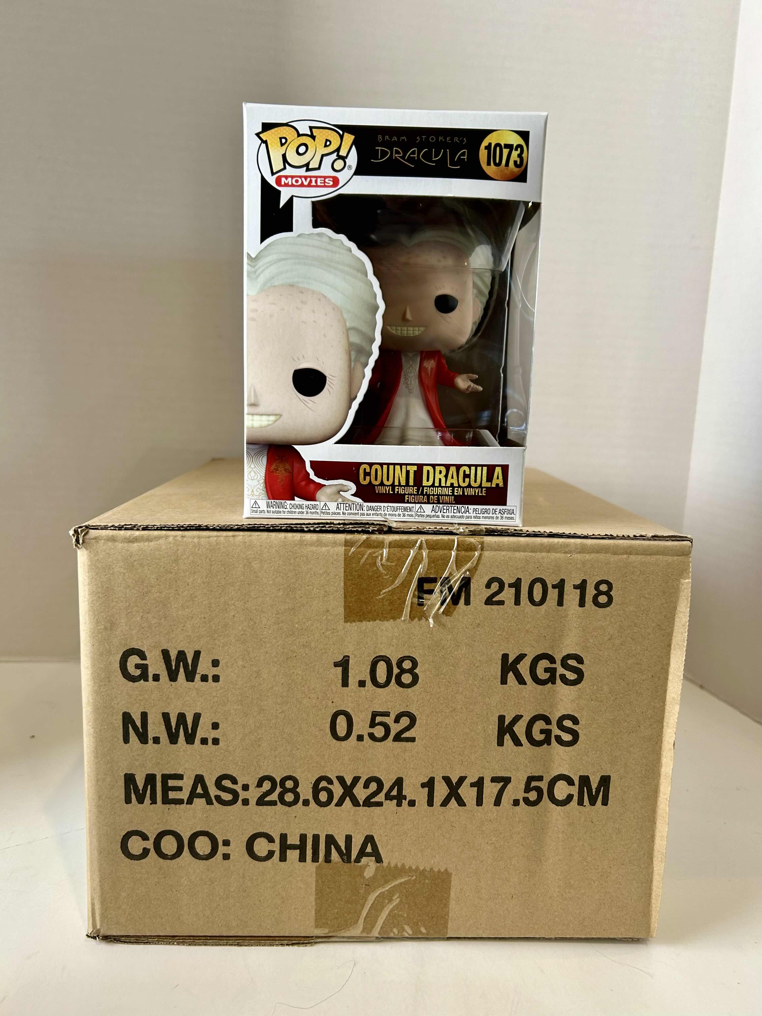 Photo 1 of FUNKO POP! BRAM STOKERS’S COUNT DRACULA # 1073
5 PER CASE
