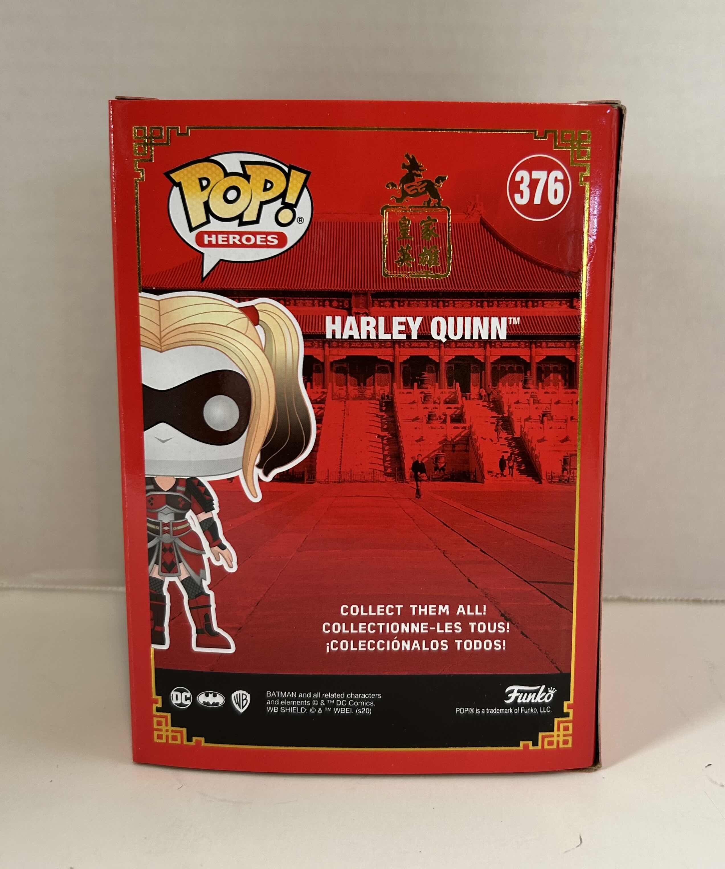 Photo 1 of FUNKO POP! DC: HARLEY QUINN #376
6 PER CASE