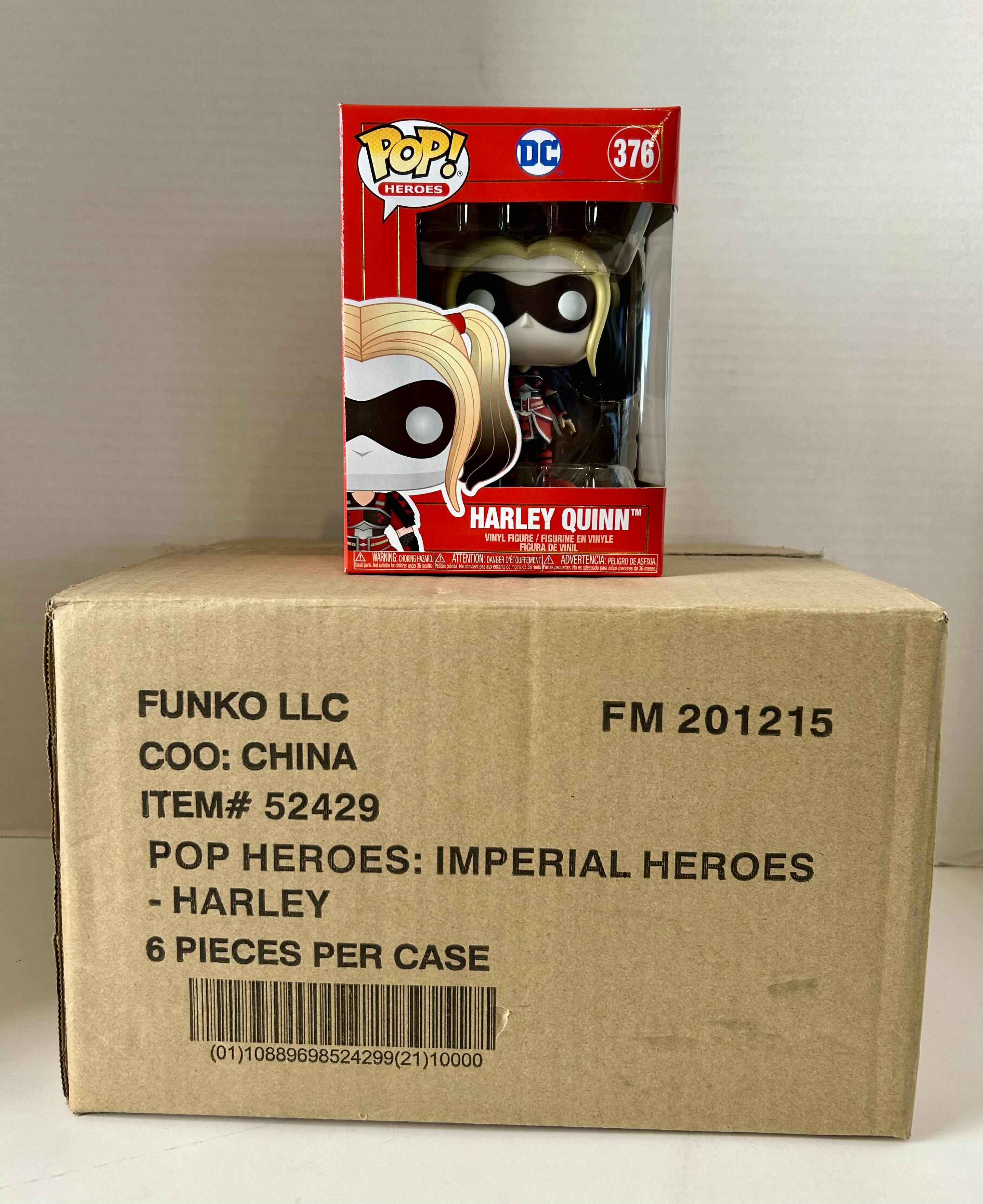 Photo 1 of FUNKO POP! DC: HARLEY QUINN #376
6 PER CASE