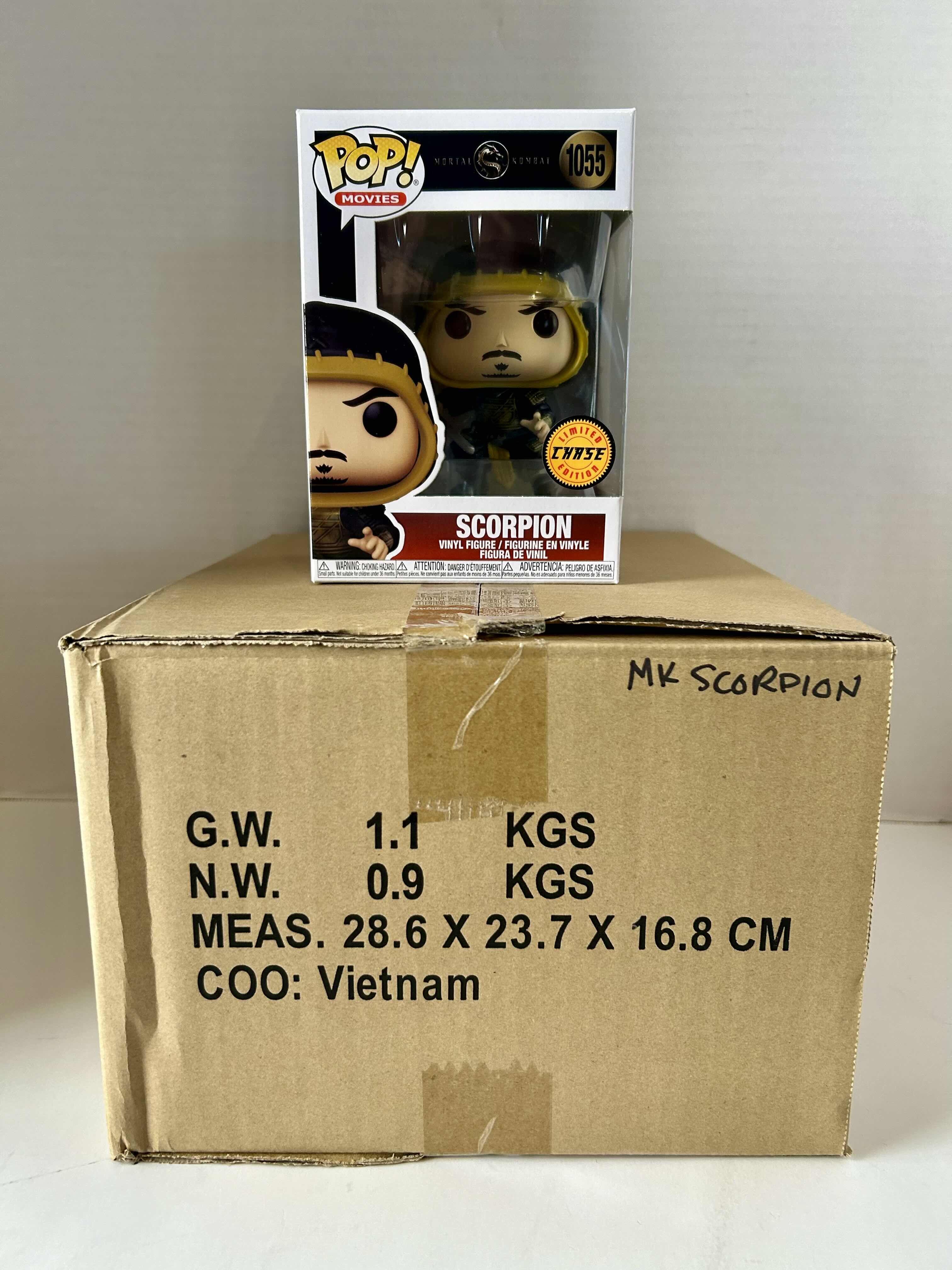 Photo 1 of FUNKO POP! MORTAL KOMBAT: SCORPION #1055
6 PER CASE