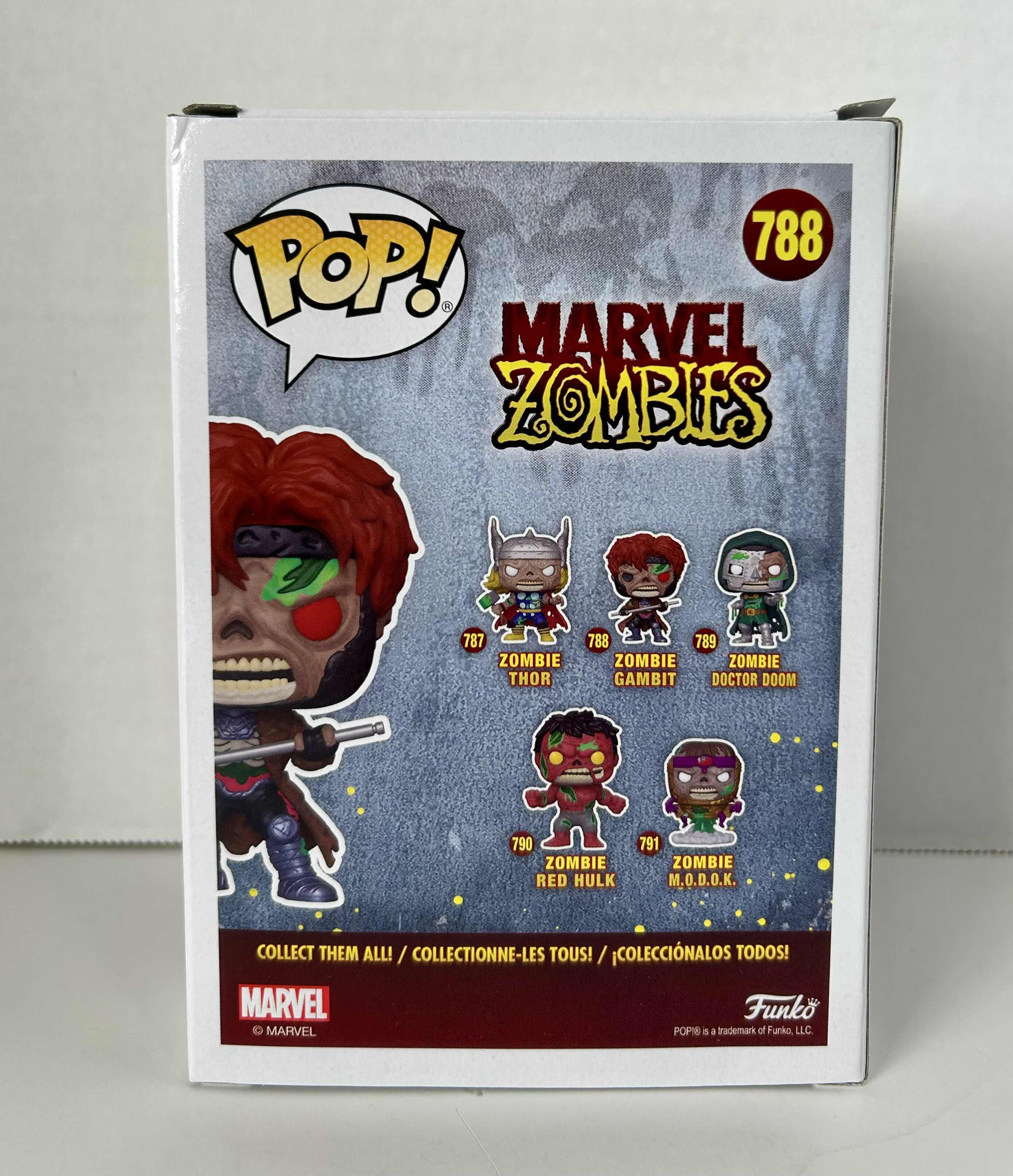 Photo 1 of FUNKO POP! MARVEL: ZOMBIES: ZOMBIE GAMBIT # 788
6 PER CASE