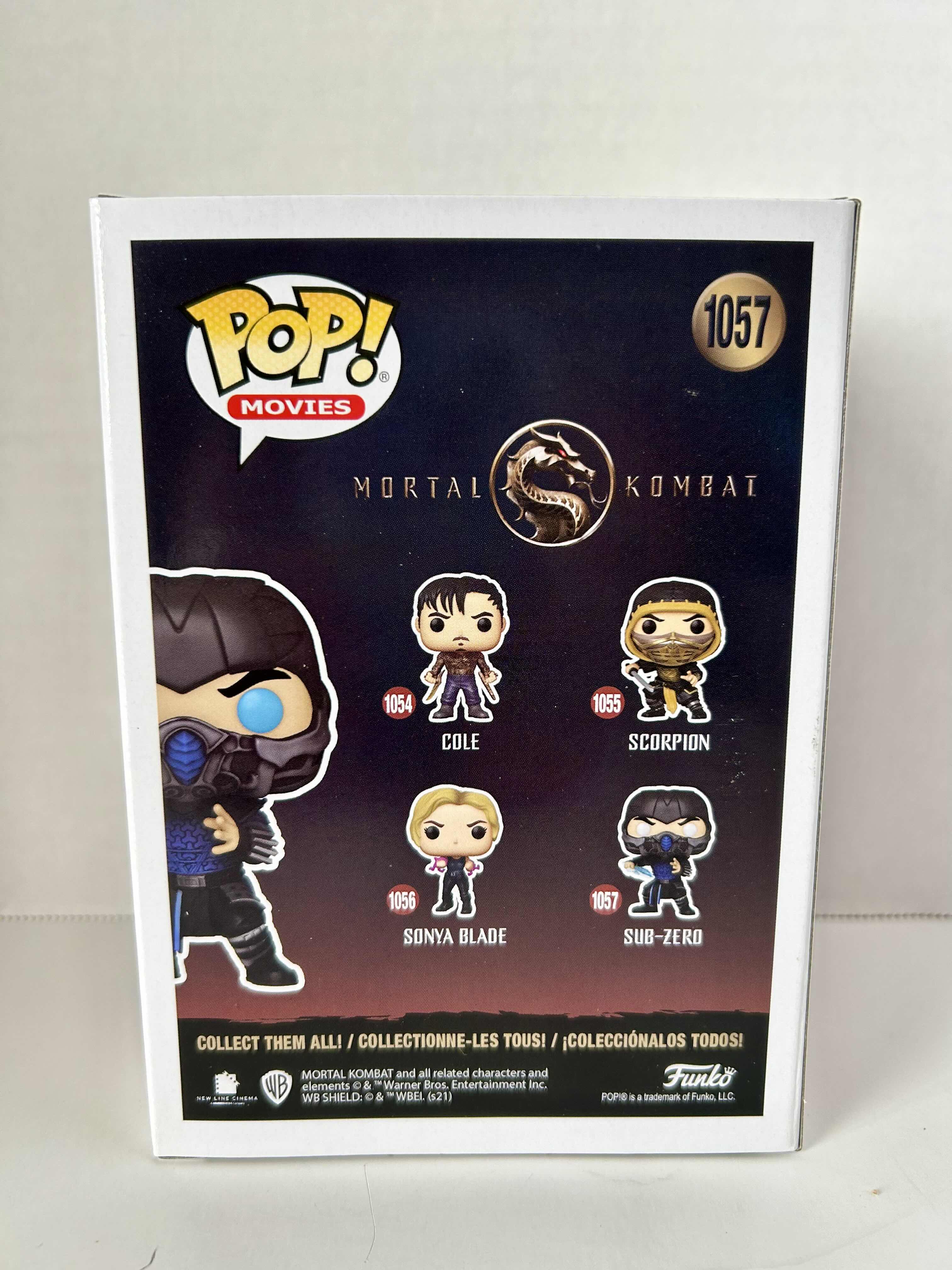 Photo 1 of FUNKO POP! MORTAL KOMBAT: SUB-ZERO #1057
6 PER CASE