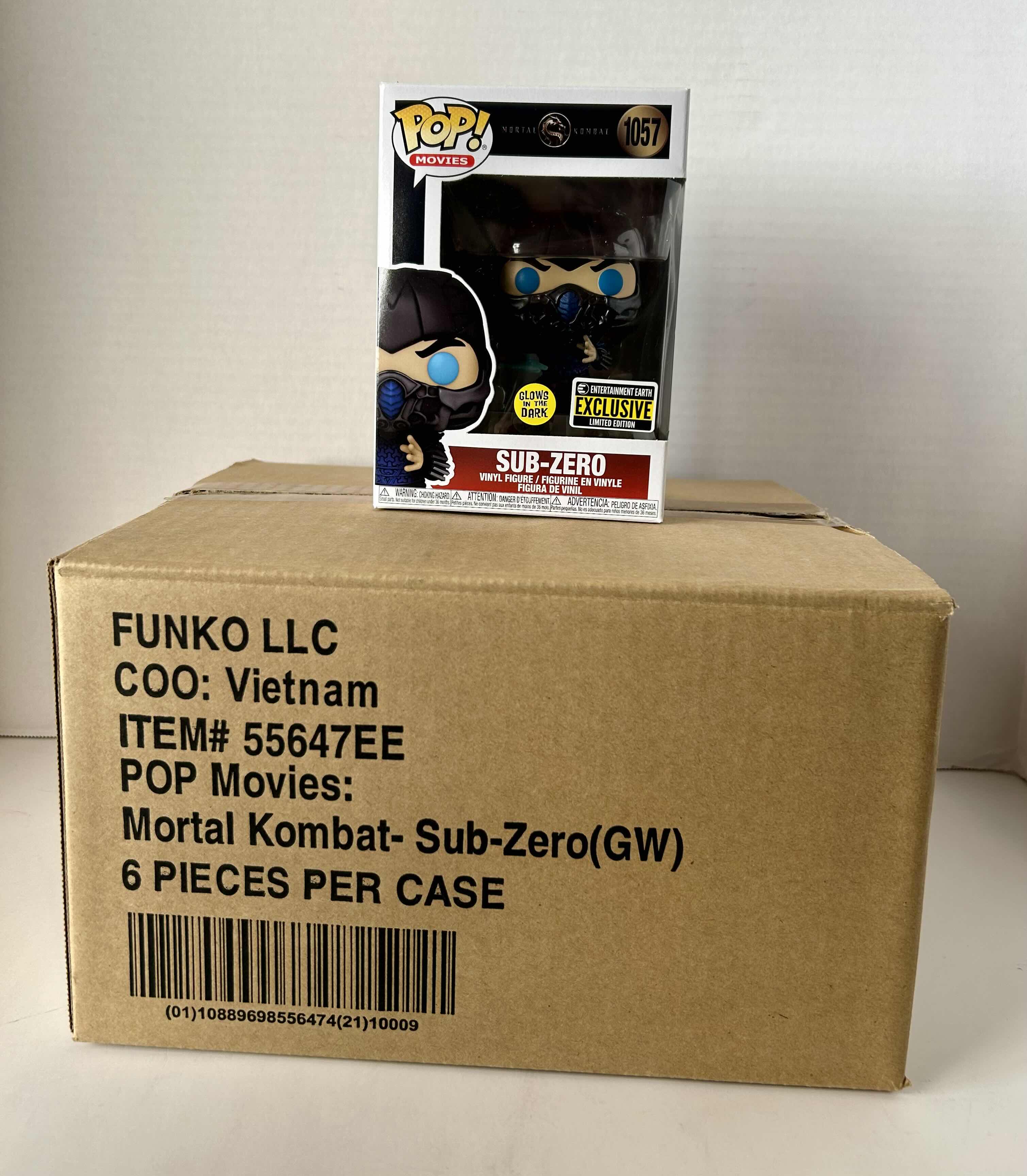 Photo 1 of FUNKO POP! MORTAL KOMBAT: SUB-ZERO #1057
6 PER CASE