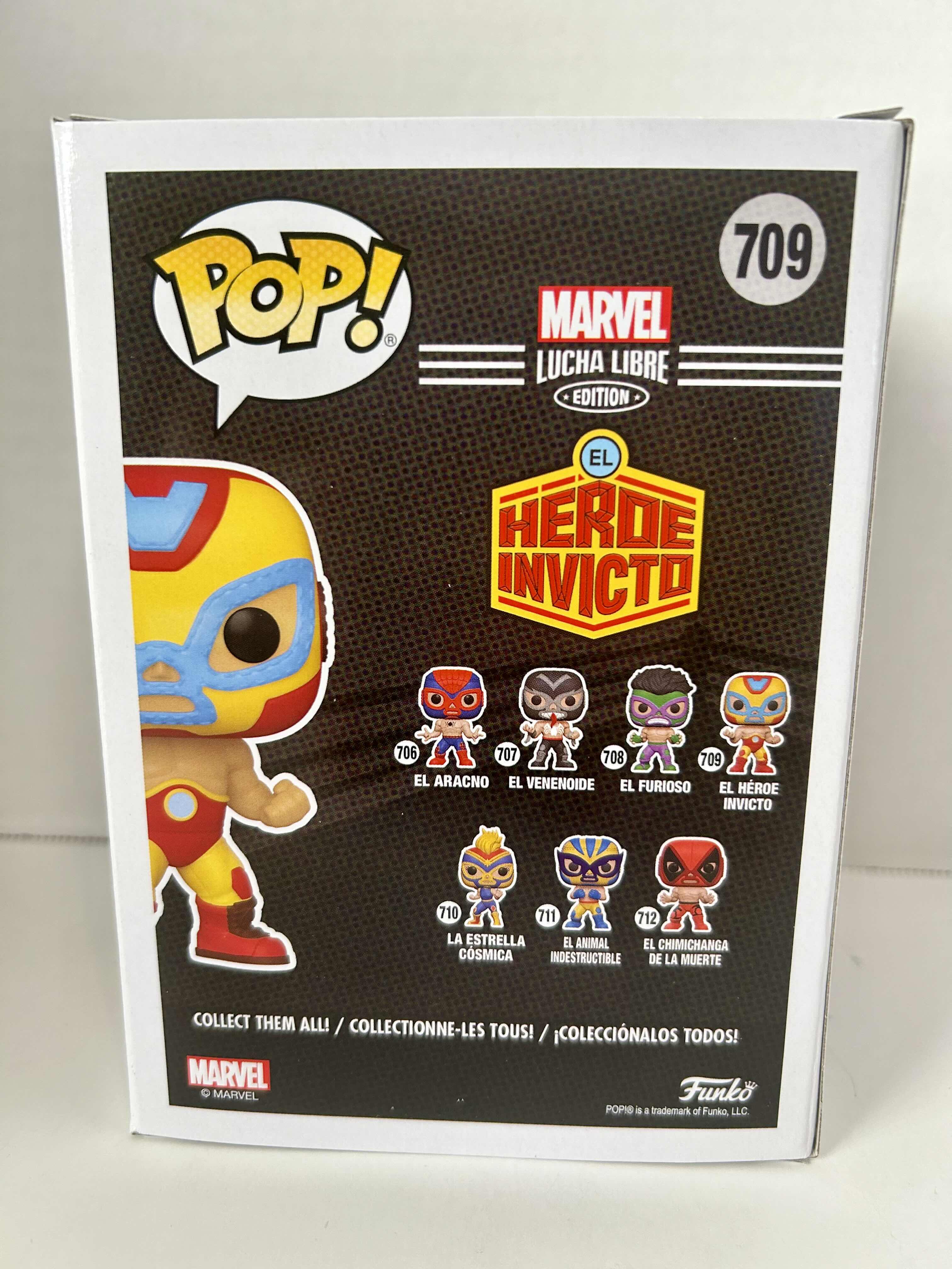 Photo 1 of FUNKO POP! LUCHA LIBRE: EL HÉROE INVICTO# 709
6 PER CASE