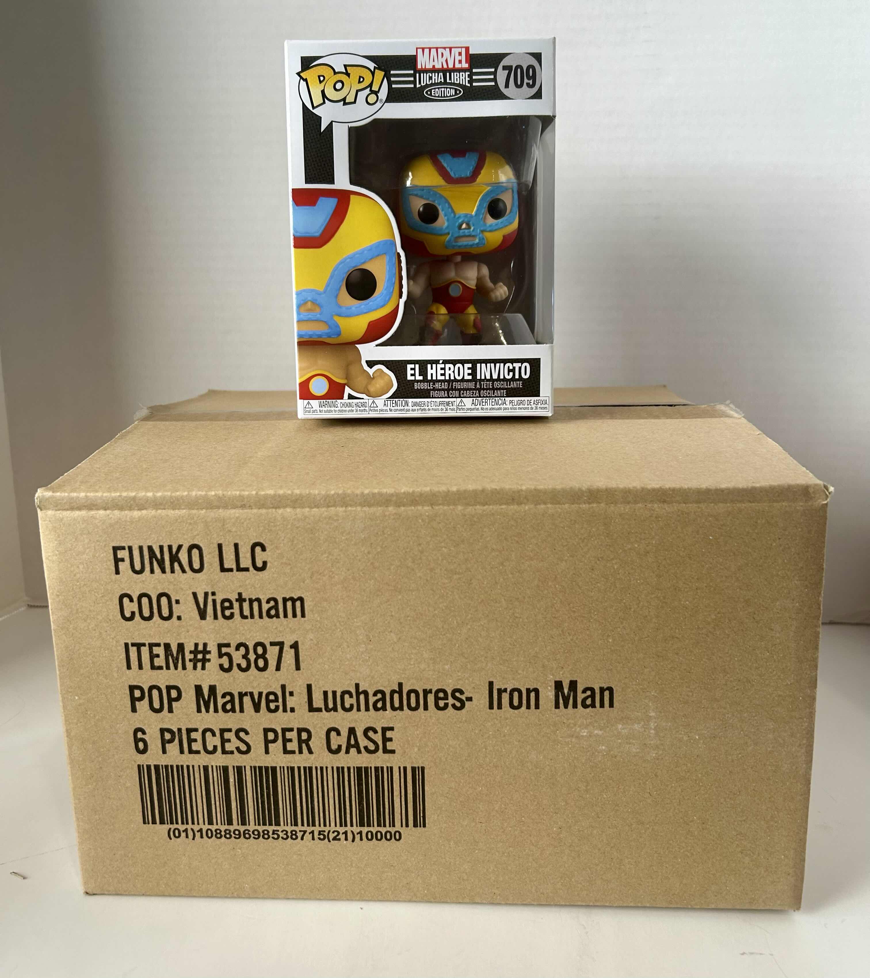 Photo 3 of FUNKO POP! LUCHA LIBRE: EL HÉROE INVICTO# 709
6 PER CASE