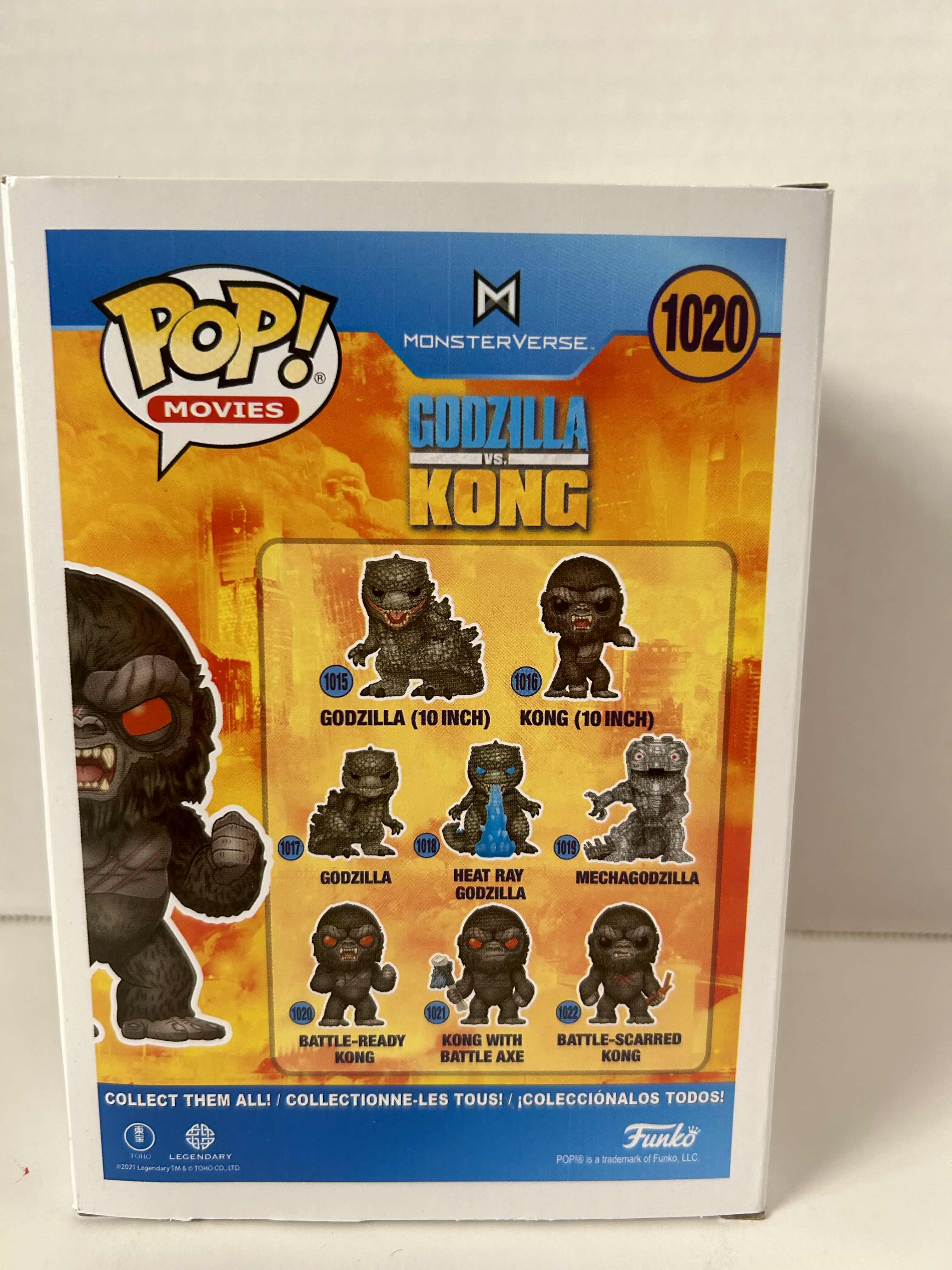 Photo 1 of FUNKO POP! GODZILLA VS KONG: BATTLE-READY KONG # 1020
6 PER CASE