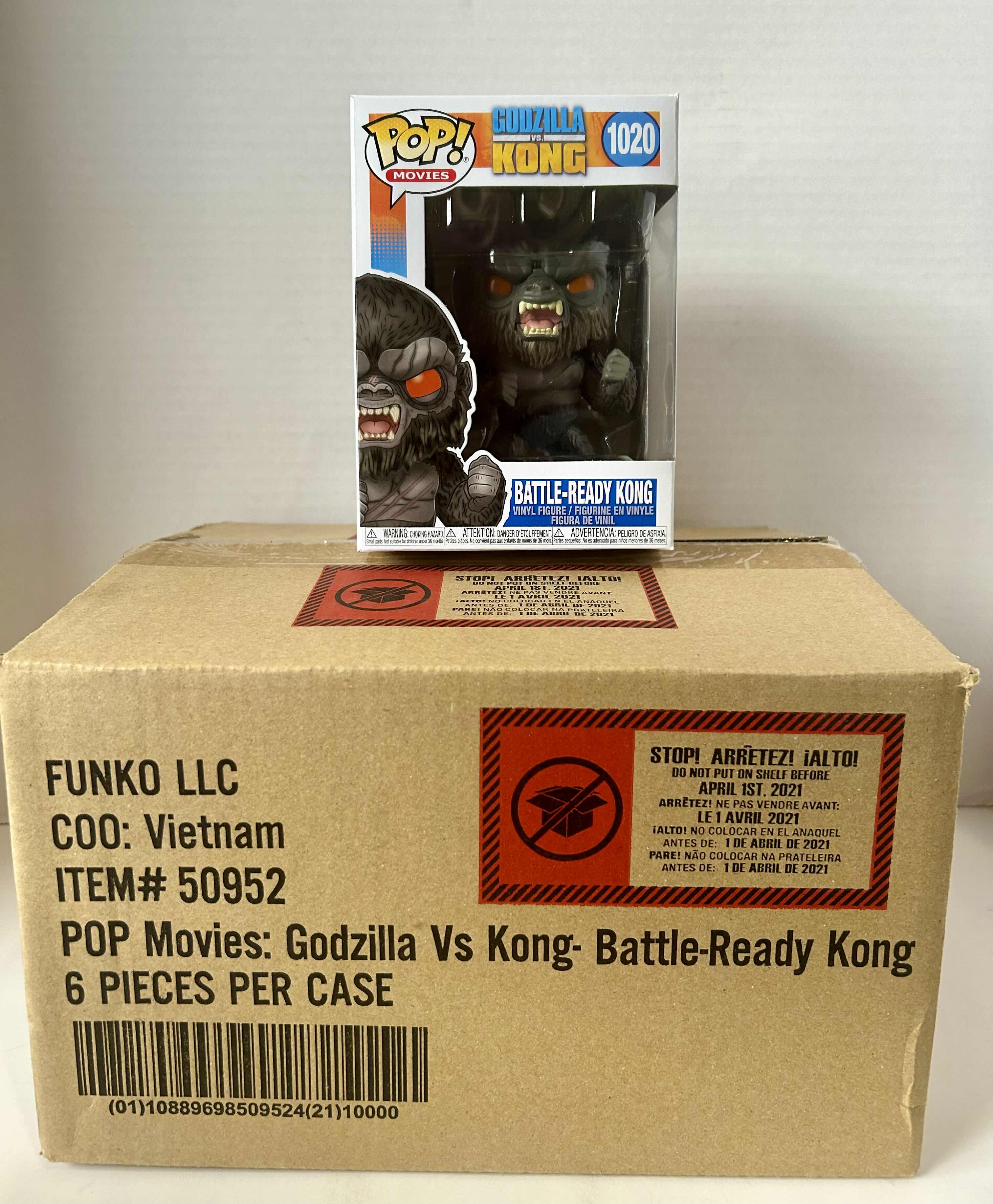Photo 1 of FUNKO POP! GODZILLA VS KONG: BATTLE-READY KONG # 1020
6 PER CASE