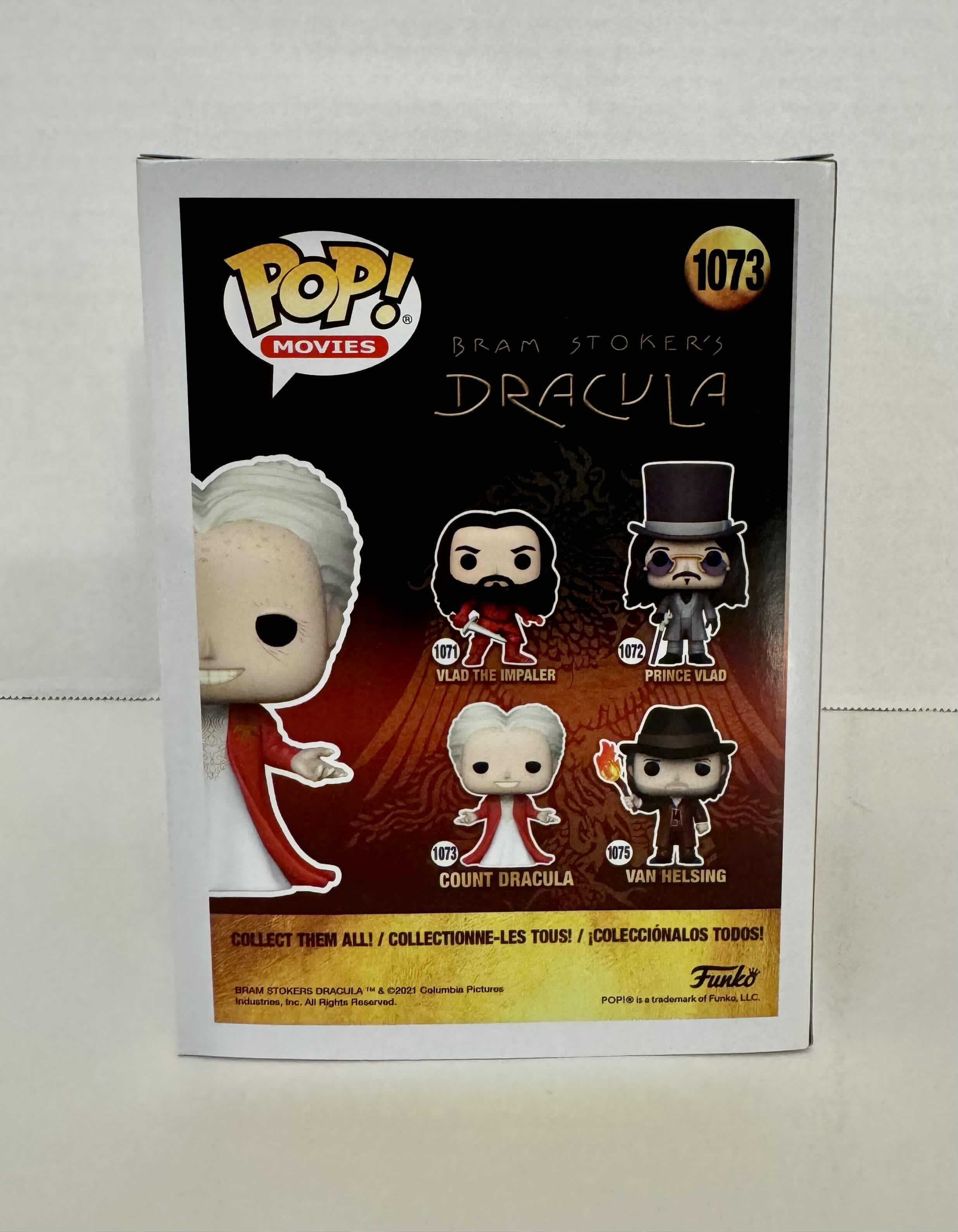 Photo 1 of FUNKO POP! COUNT DRACULA # 1073
3 IN LOT