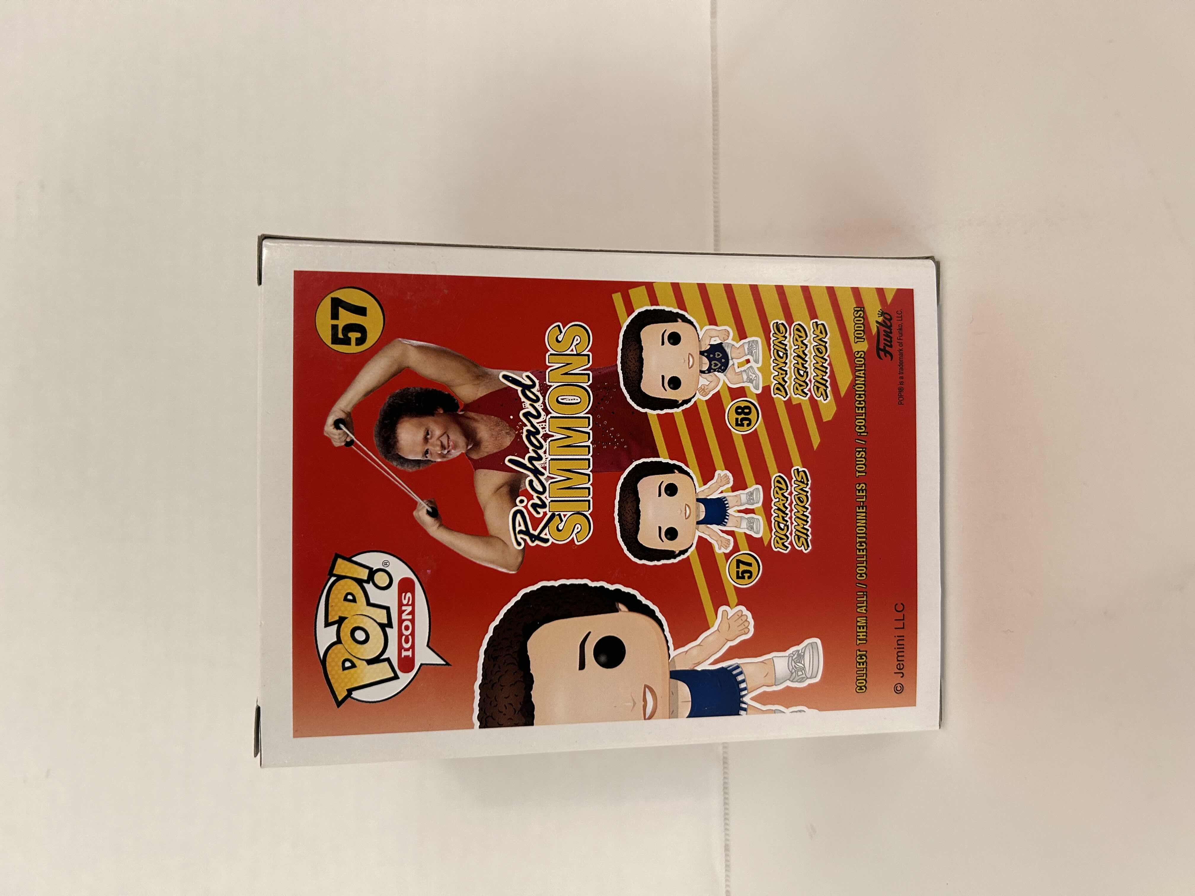 Photo 1 of FUNKO POP! RICHARD SIMMONS # 57
LOT OF 2