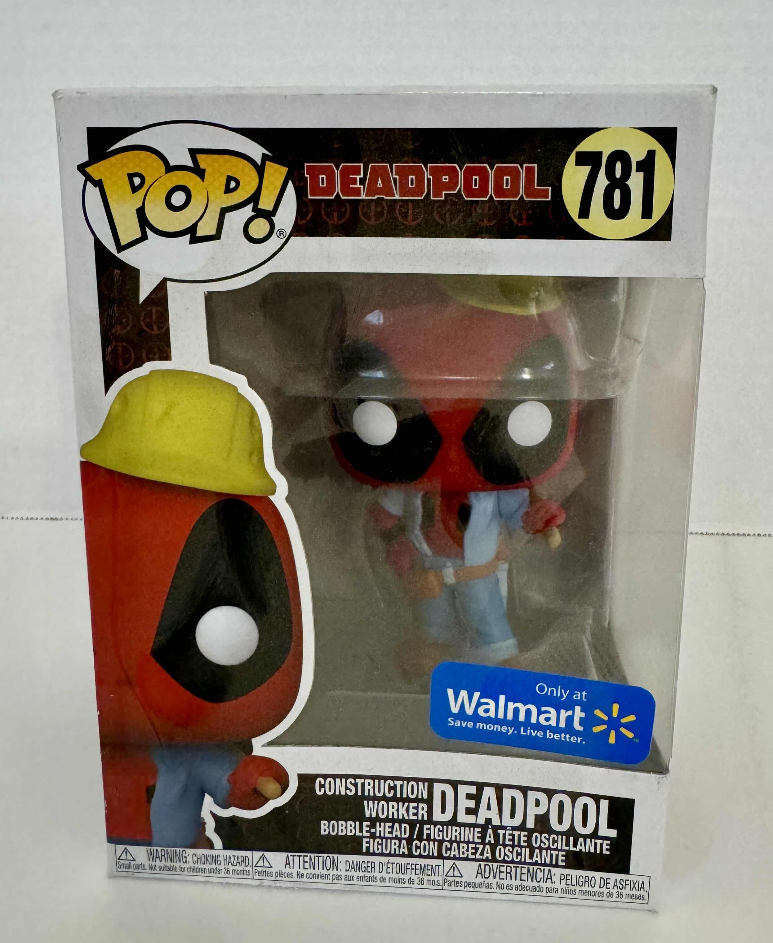 Photo 1 of FUNKO POP! DEADPOOL: CONSTRUCTION WORKER #781