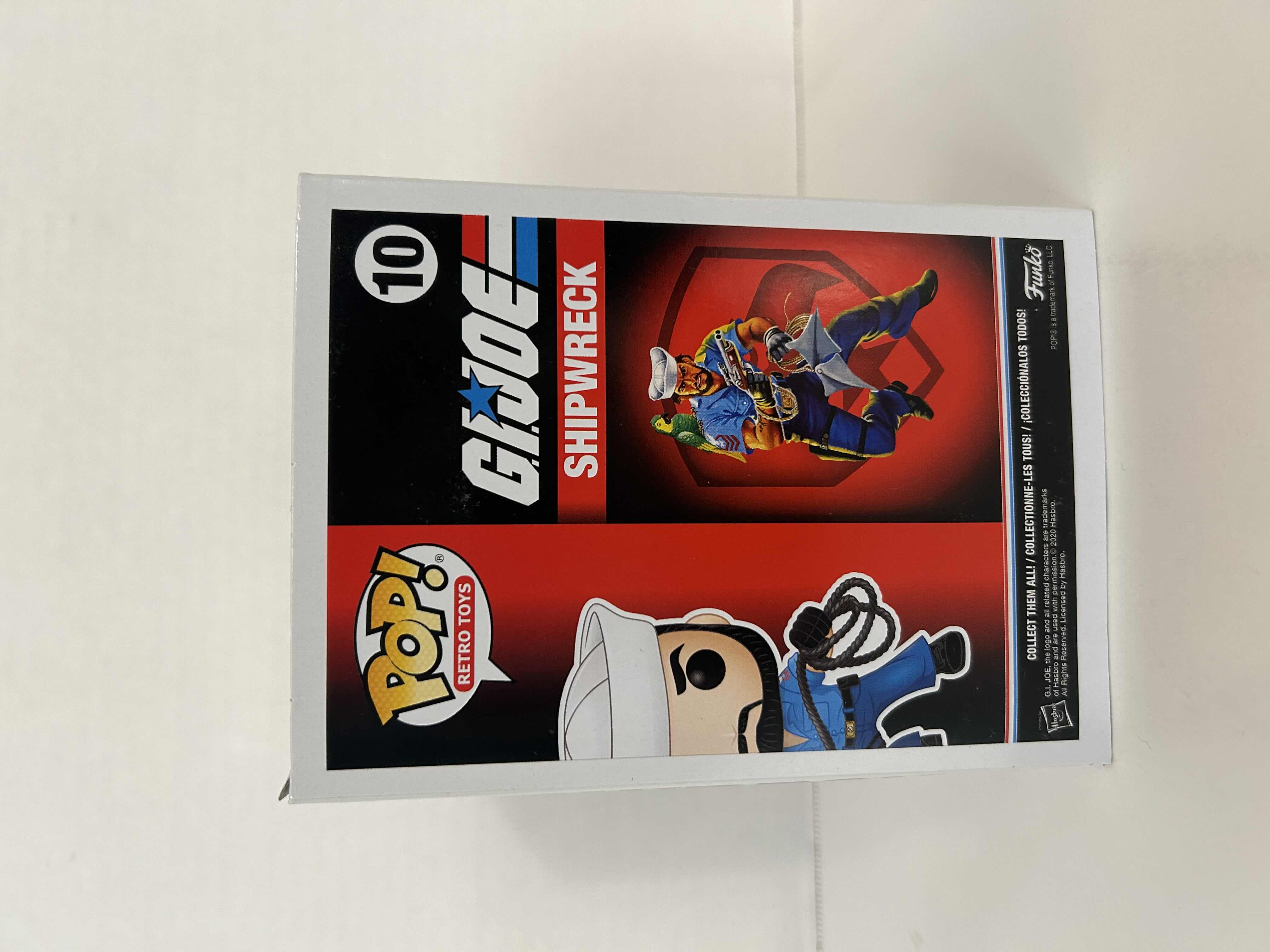 Photo 1 of FUNKO POP! GI JOE: SHIPWRECK #10
LOT OF 2